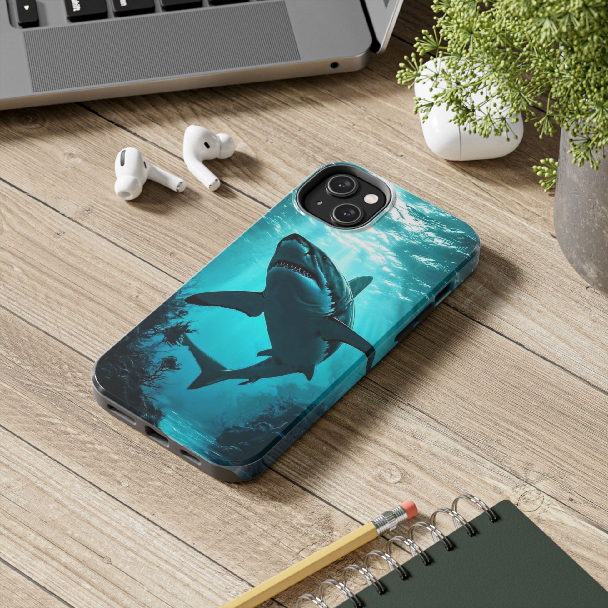 Killer Shark Theme Phone Cases for iPhones & Samsung Phones