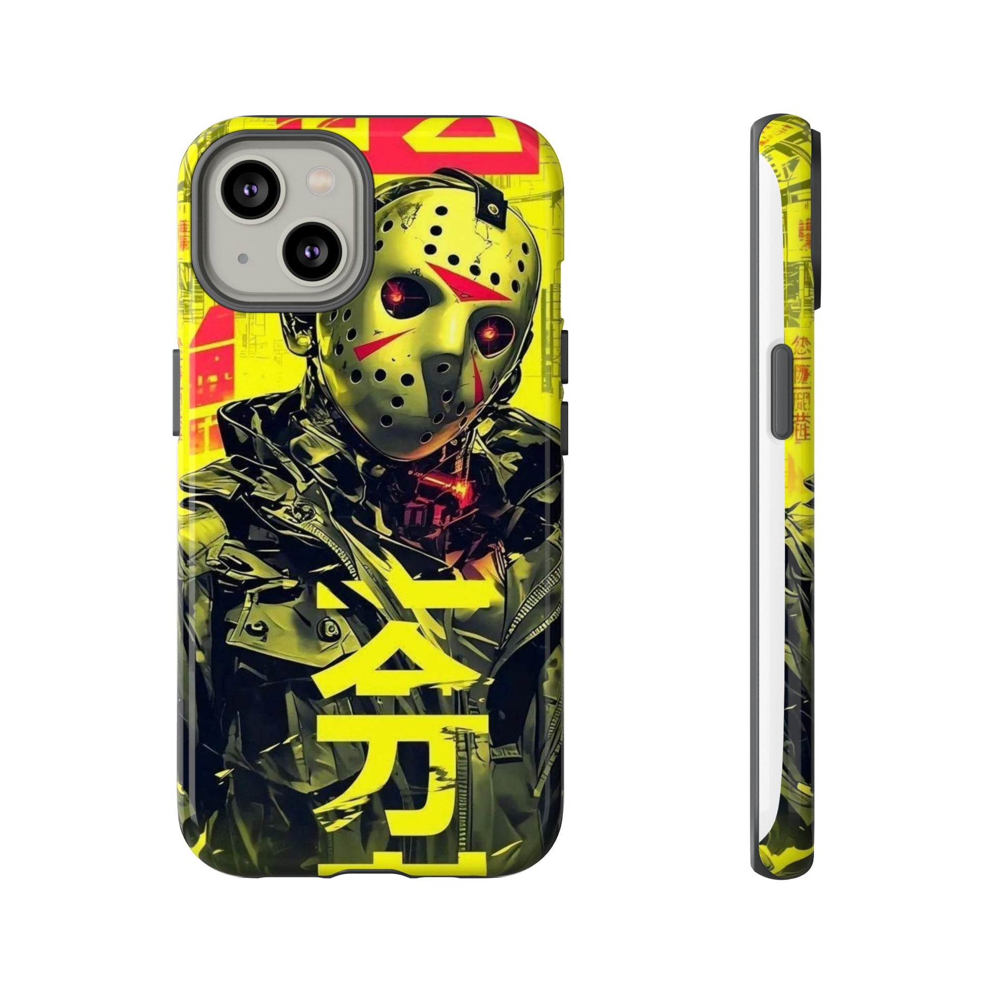 Cyberpunk X Jason Voorhees Tough Cases for iPhones, Samsung, and Pixel
