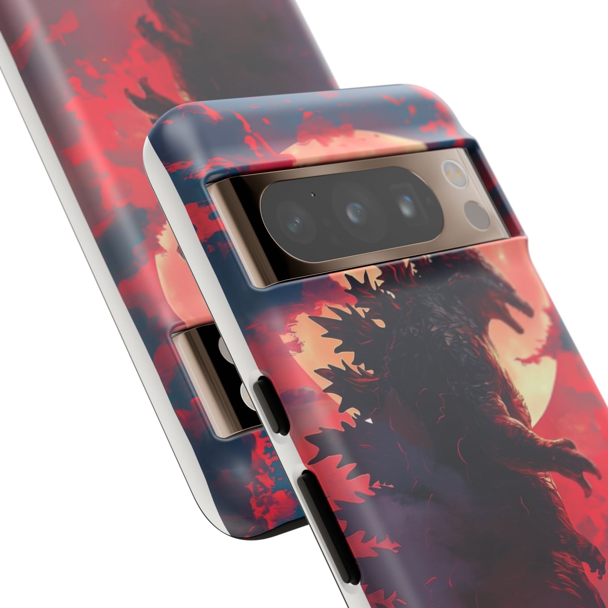 King of Monsters Godzilla Tough Phone Cases for iPhones, Samsung, and Pixel