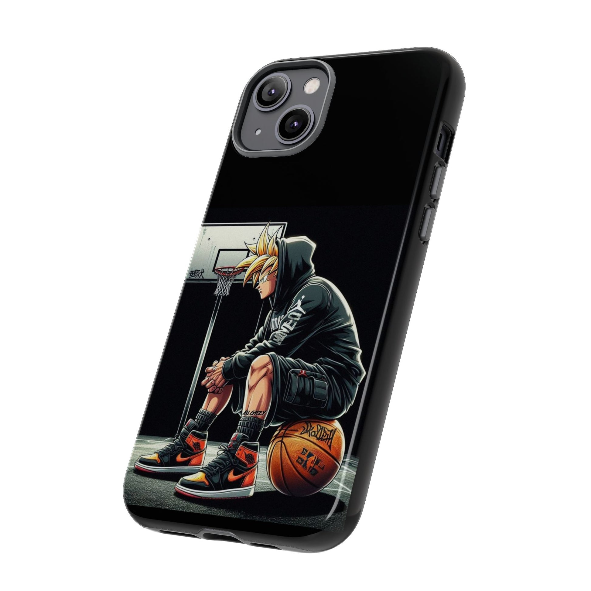 Son Goku Basketball Tough Cases for iPhones, Samsung, and Pixel