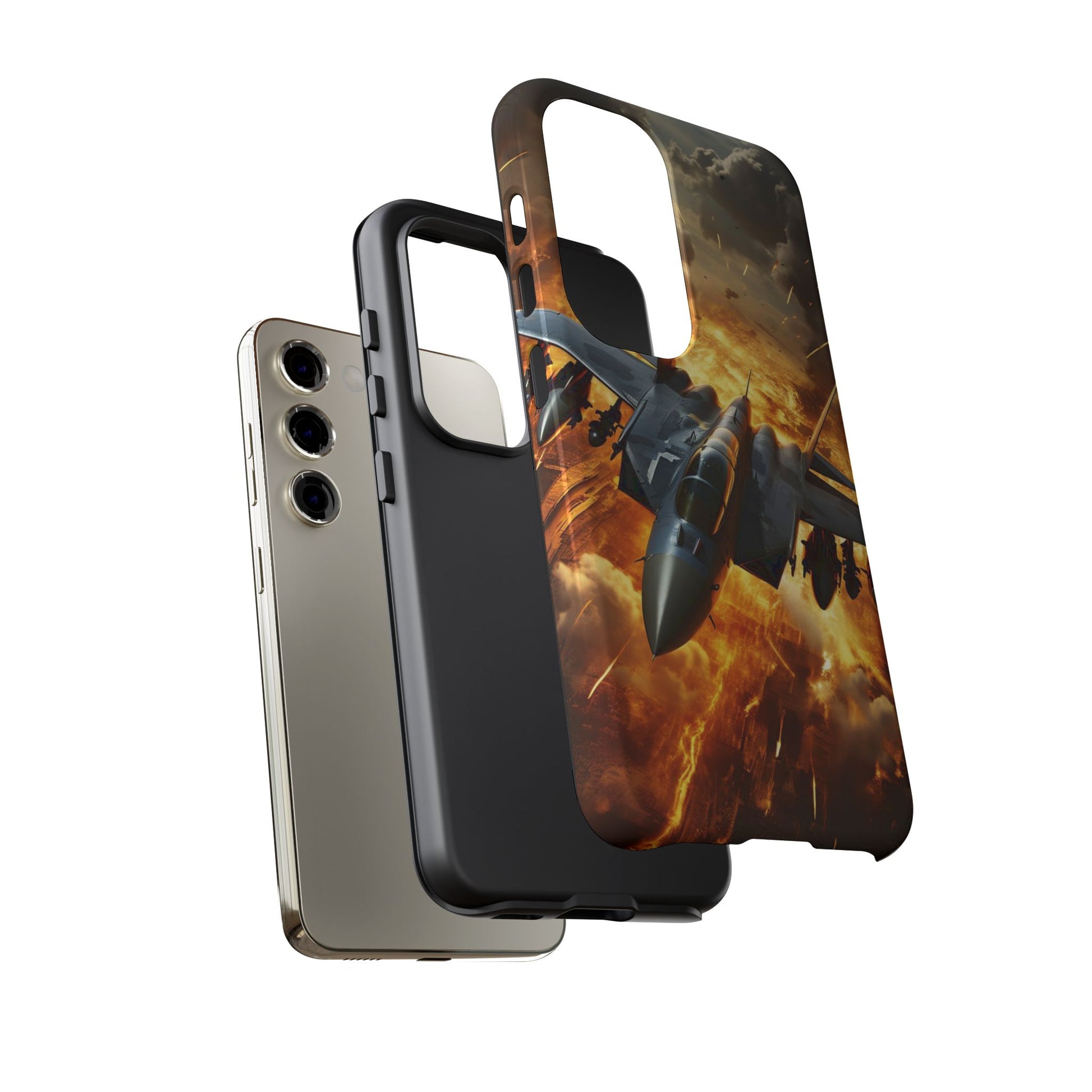 F-15 Fighter Jet Tough Cases for iPhones, Samsung, and Pixel