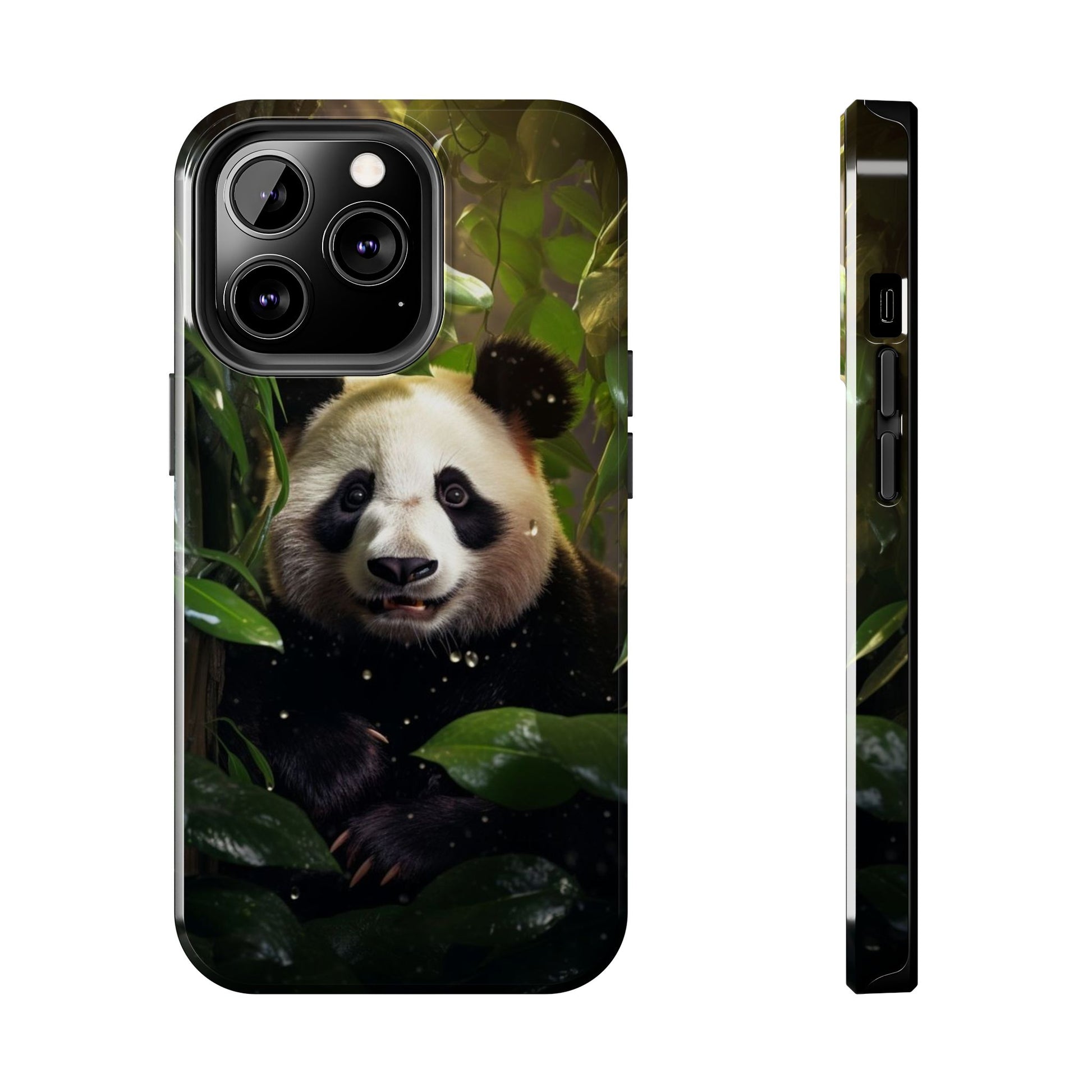 Smiling Panda Theme Phone Cases for iPhones & Samsung Phones