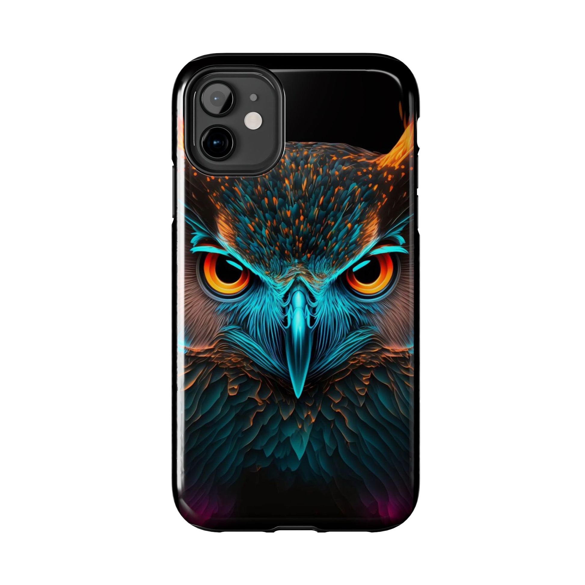 Neon Owl Theme Phone Cases for iPhones & Samsung Phones