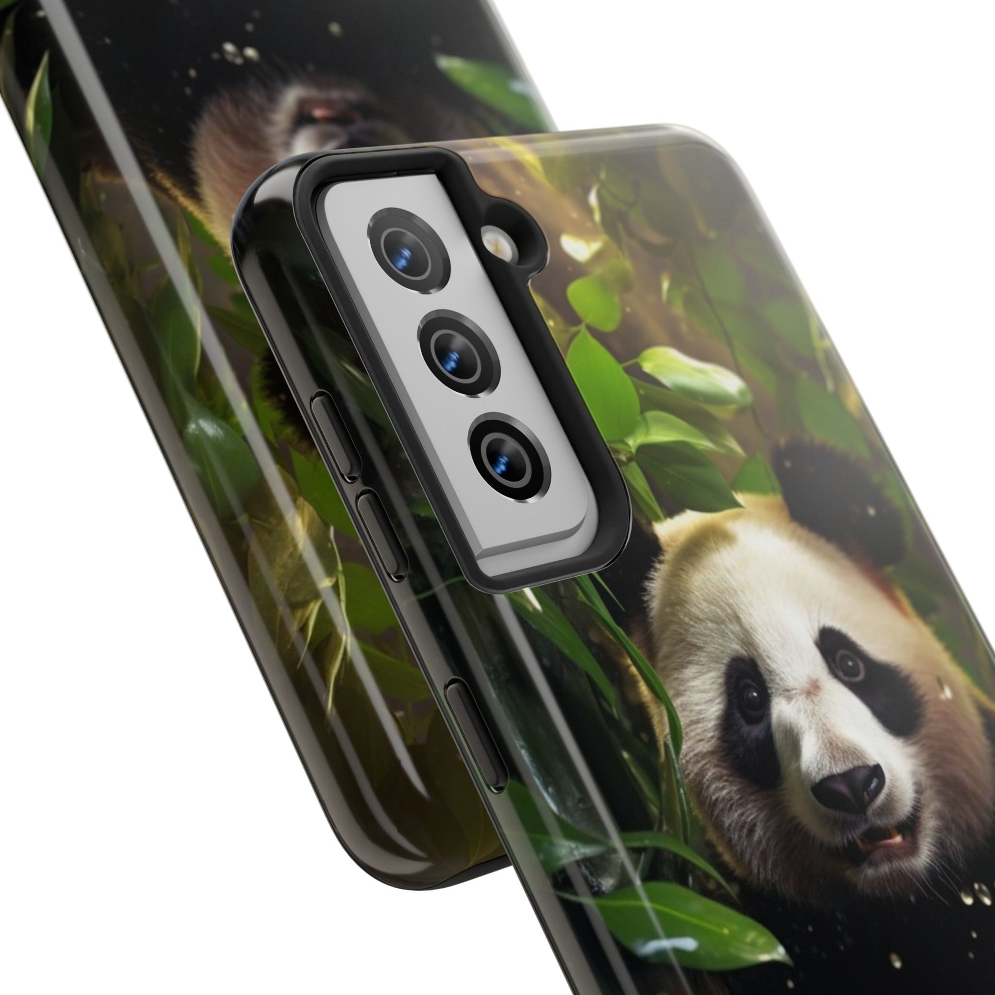 Smiling Panda Theme Phone Cases for iPhones & Samsung Phones