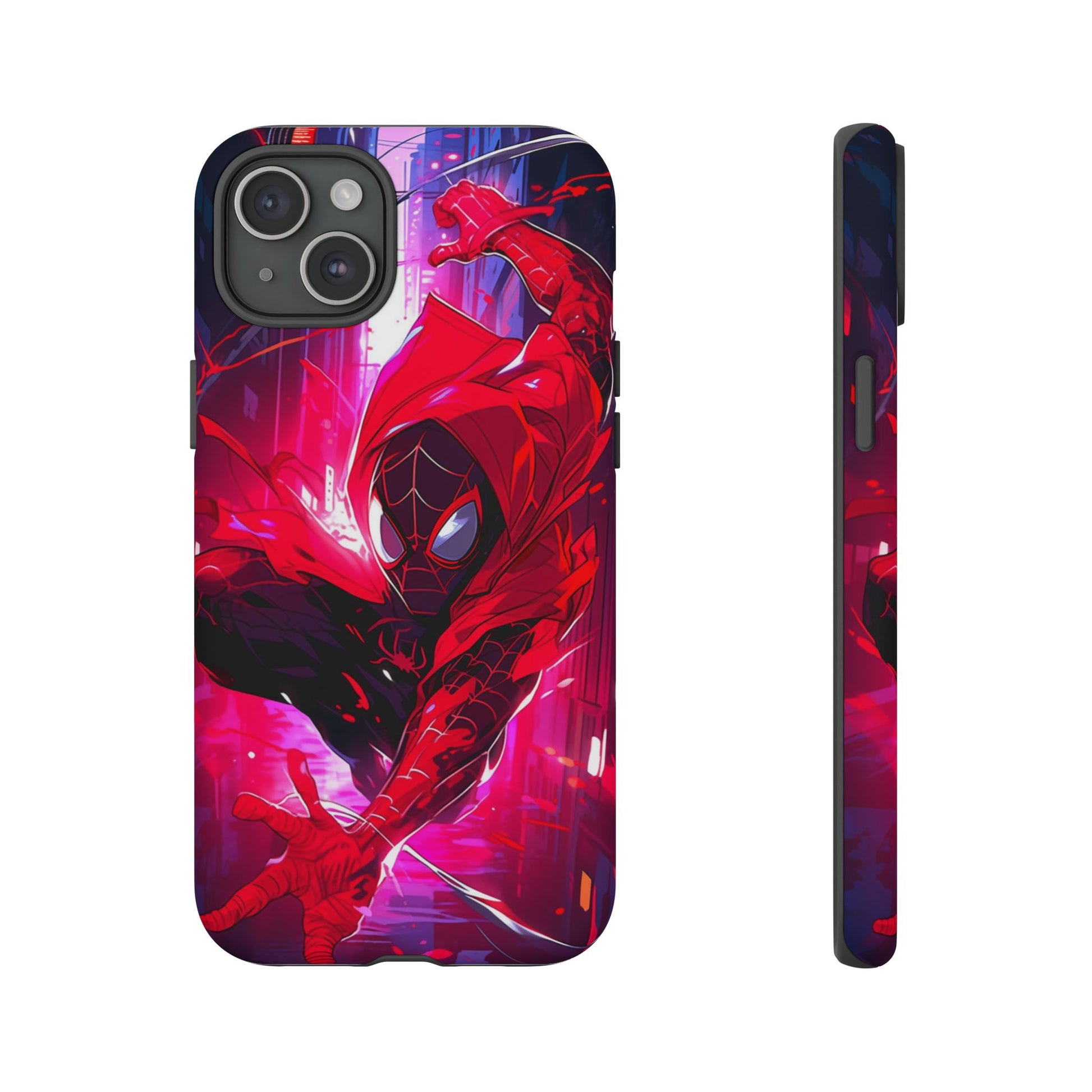 Miles Morales Spiderman Phone Case, Tough Cases for iPhones, Samsung, and Pixel