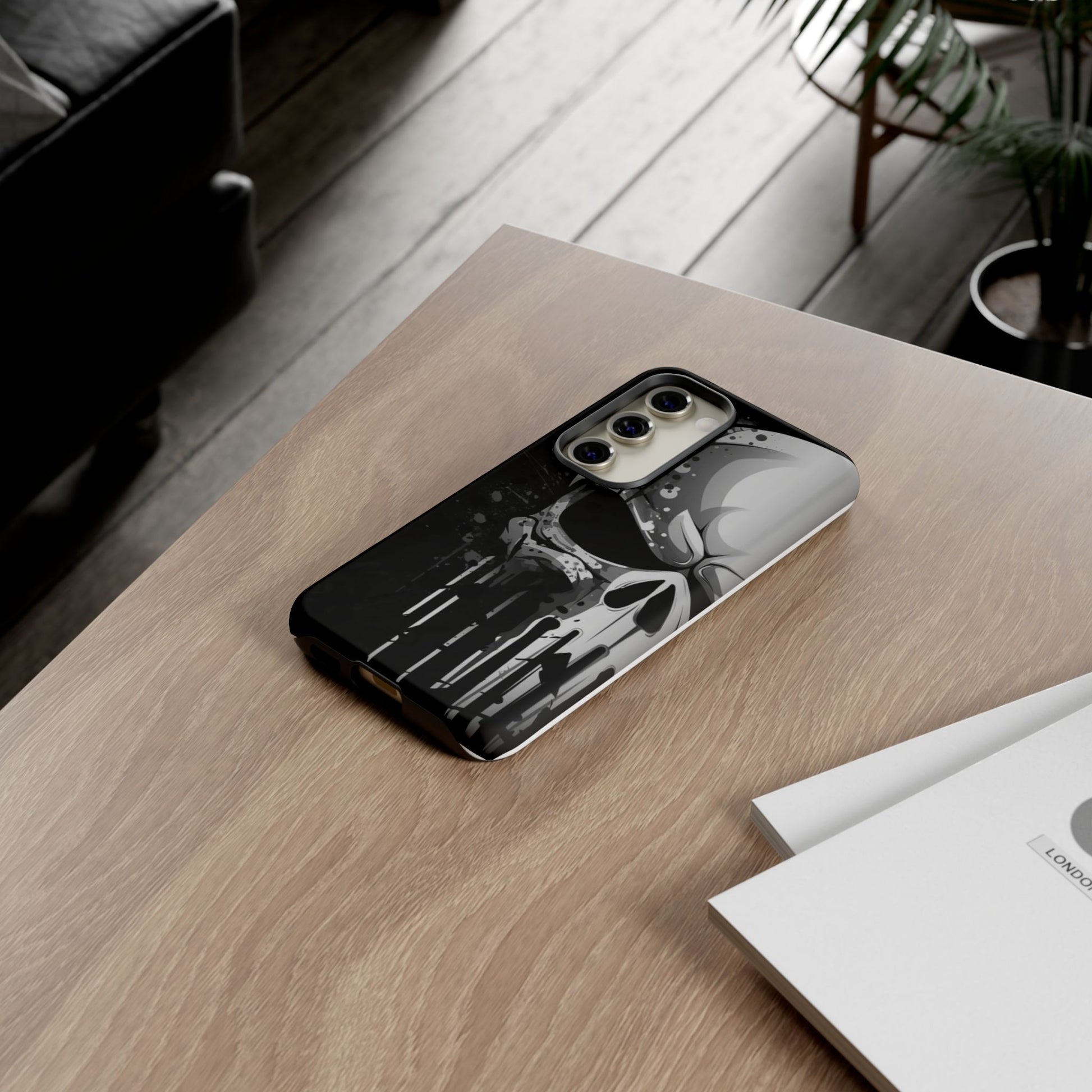 Punisher Skull Tough Cases for iPhones, Samsung, and Pixel