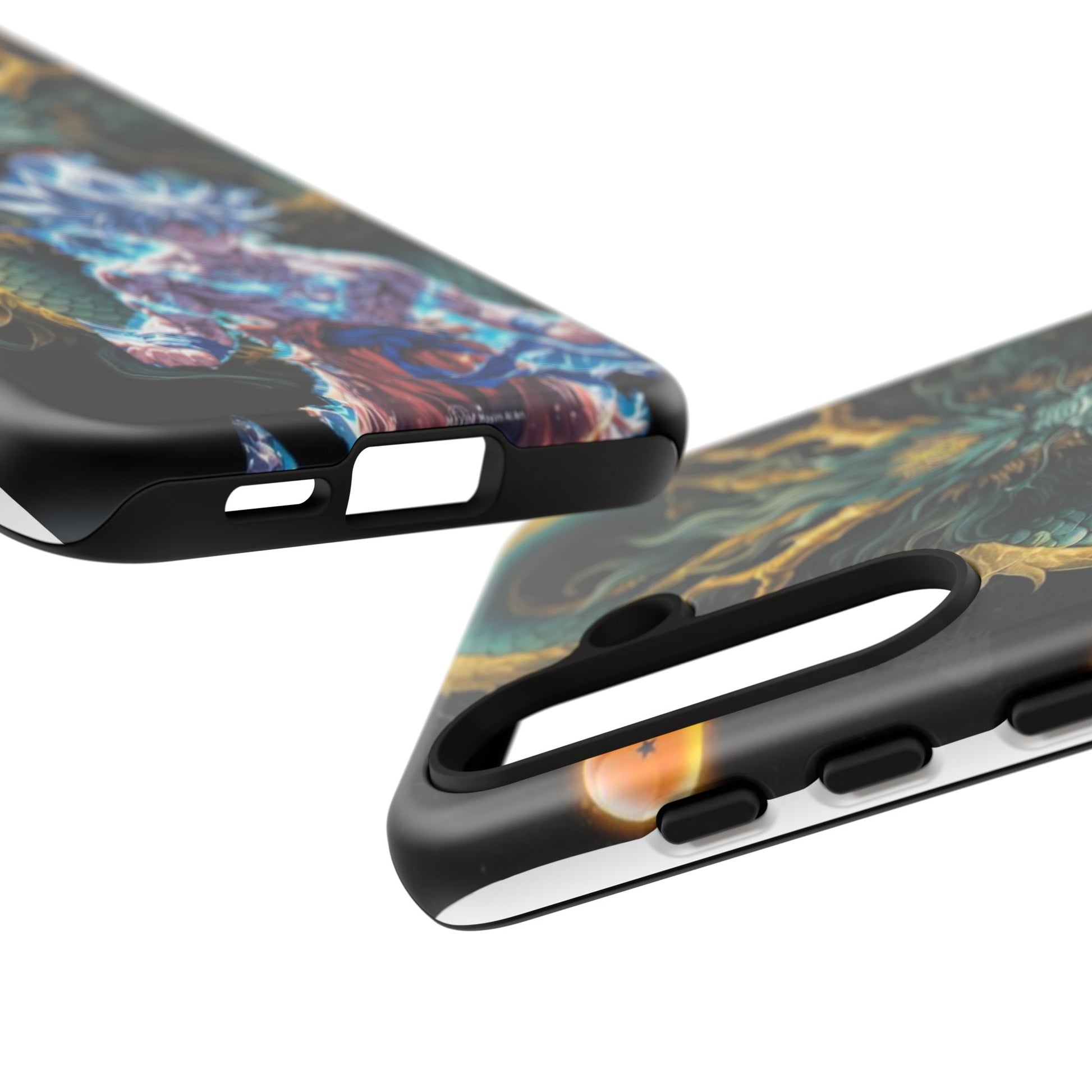 Anime Goku x Shenron Dragonball Z Tough Cases for iPhones, Samsung, and Pixel