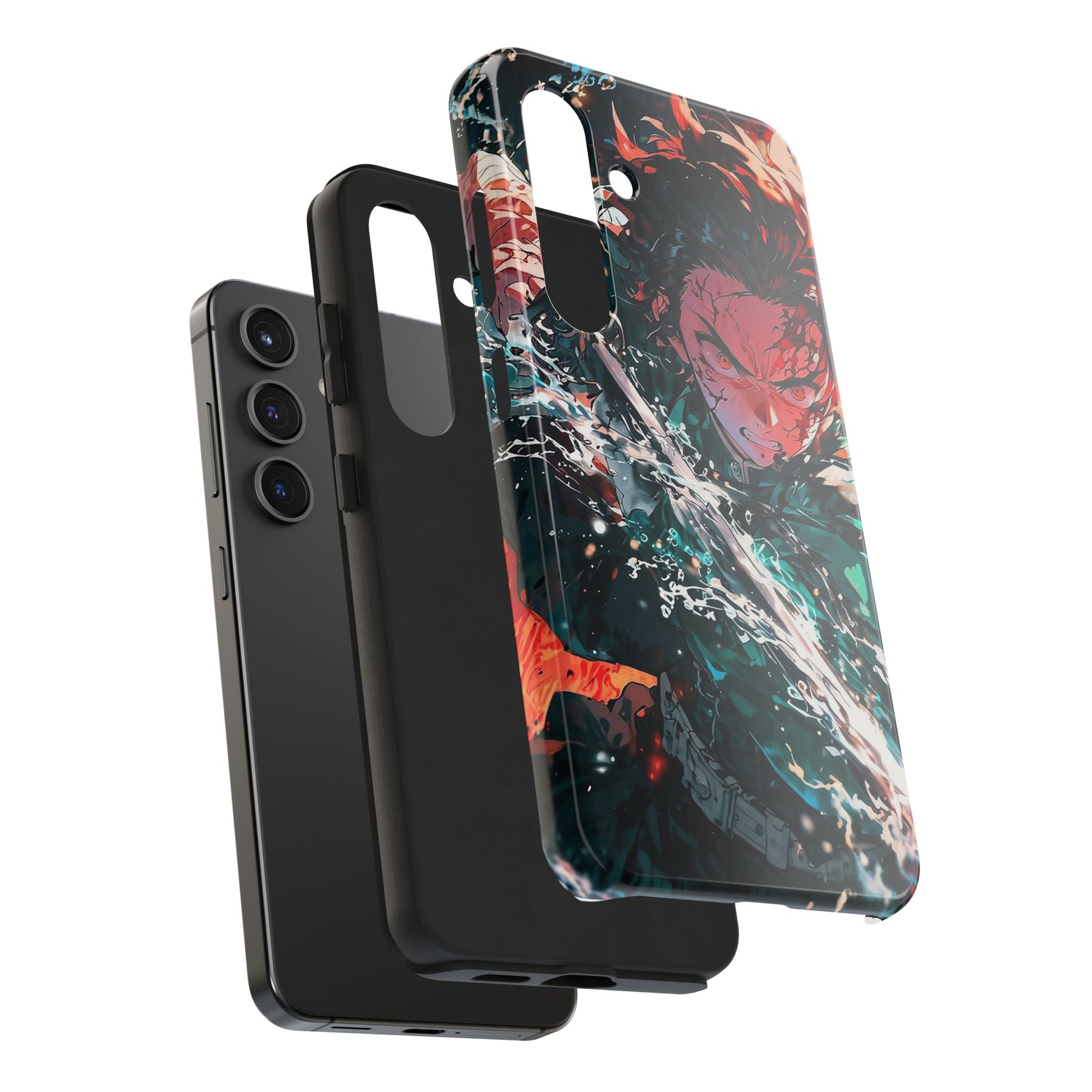 Demon Slayer Tanjiro Art Phone Case for iPhone & Samsung Galaxy Phones