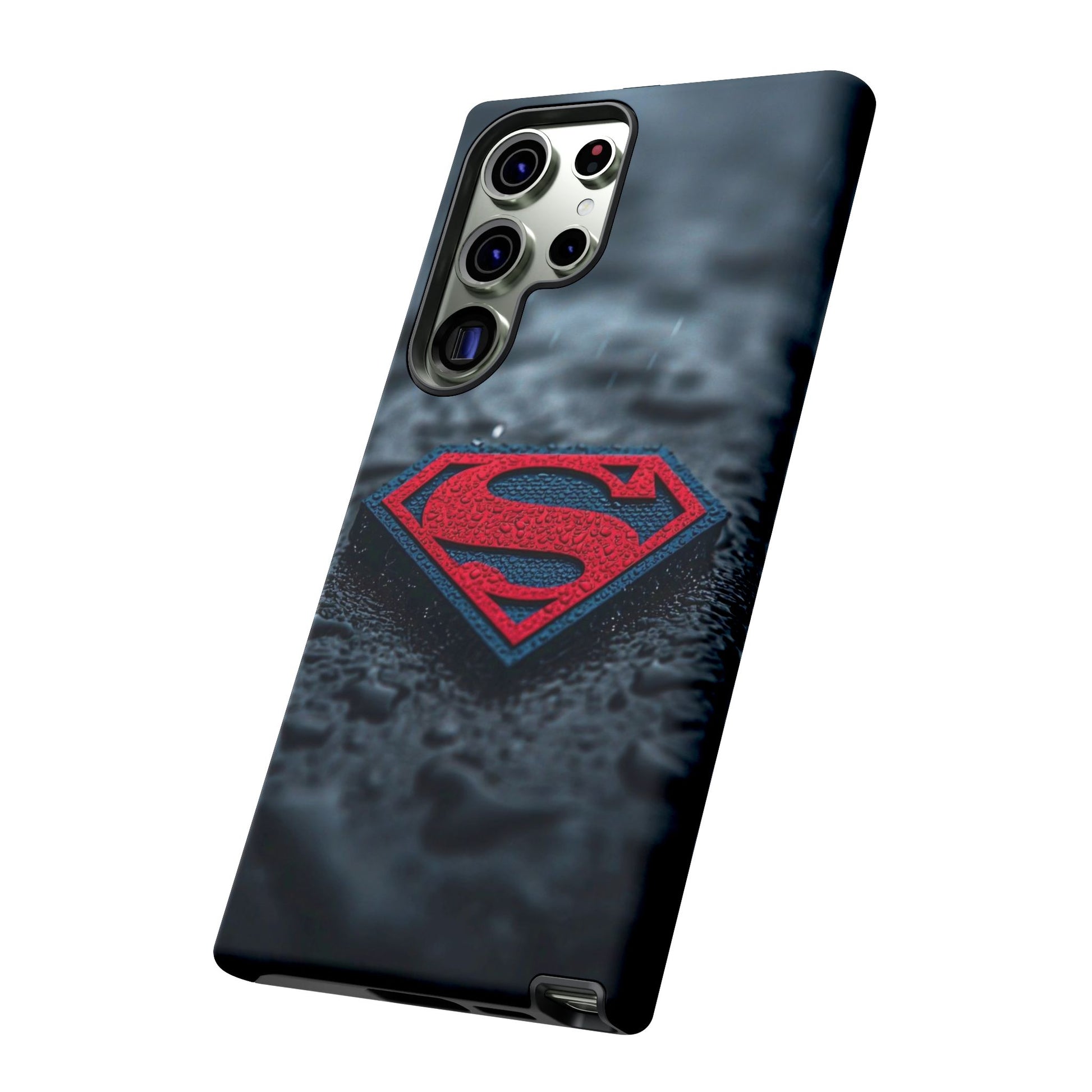 Superman Logo Tough Cases for iPhones, Samsung, and Pixel