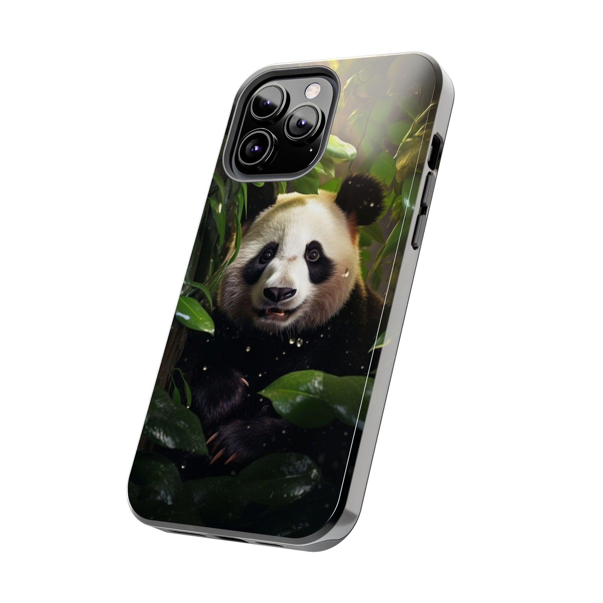 Smiling Panda Theme Phone Cases for iPhones & Samsung Phones