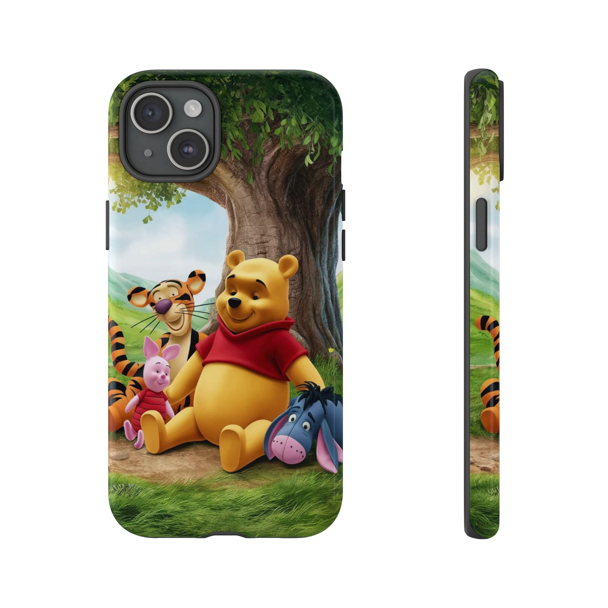 Cute Pooh Bear Phone Case, Tough Cases, Disney Phone for iPhones, Samsung, and Pixel