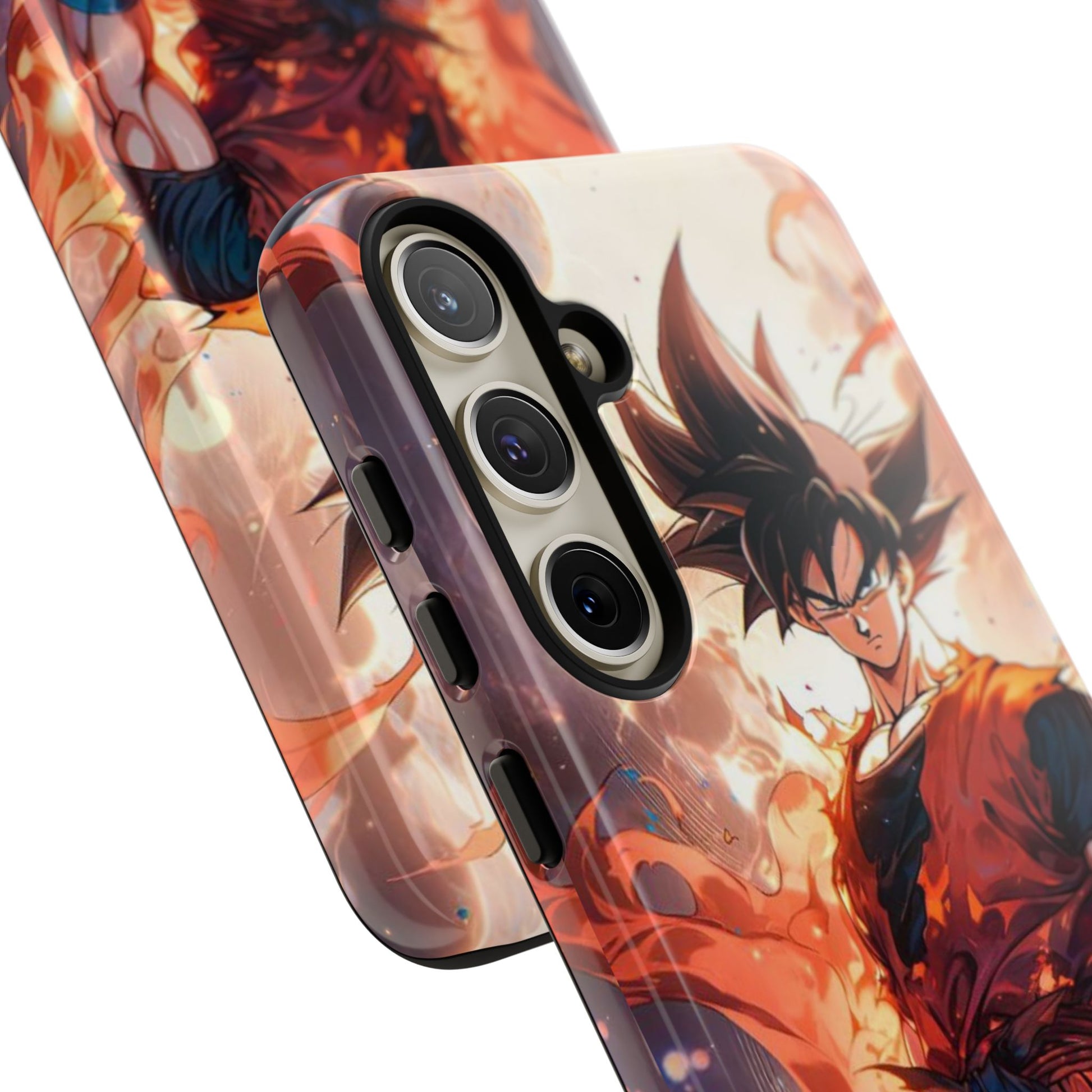 Anime Manga Dragon Ball Z Goku Tough Cases for iPhones, Samsung, and Pixel