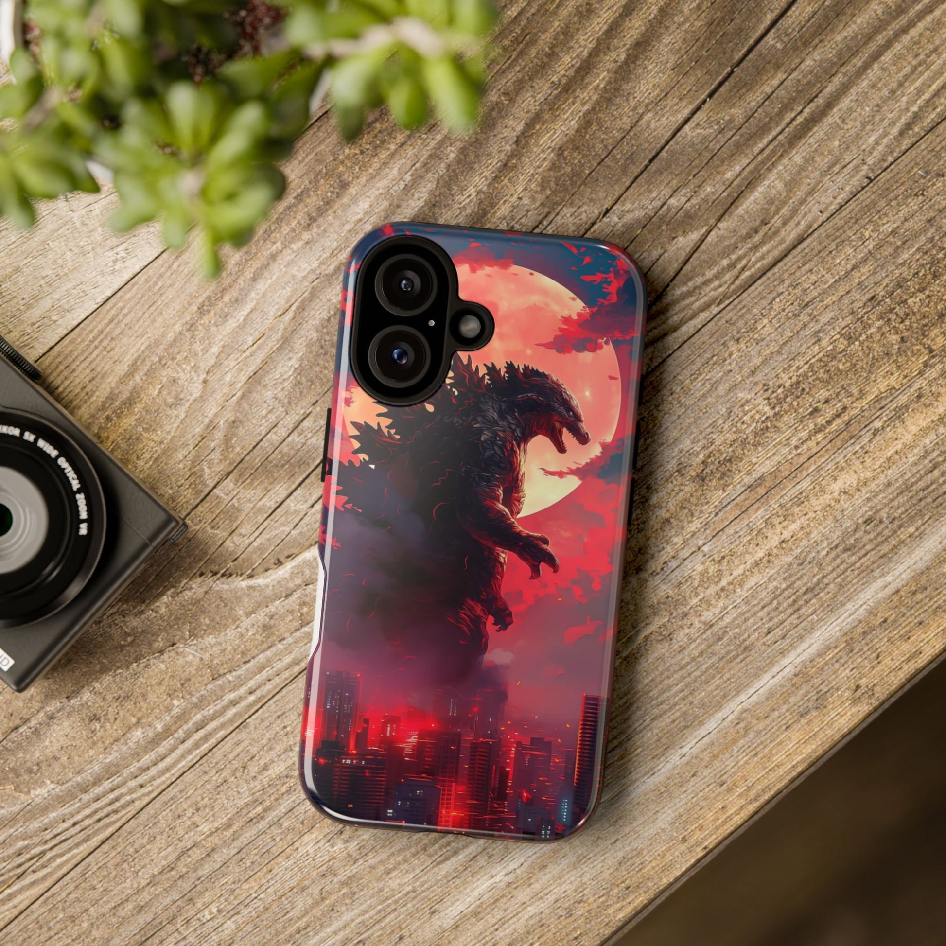 King of Monsters Godzilla Tough Phone Cases for iPhones, Samsung, and Pixel
