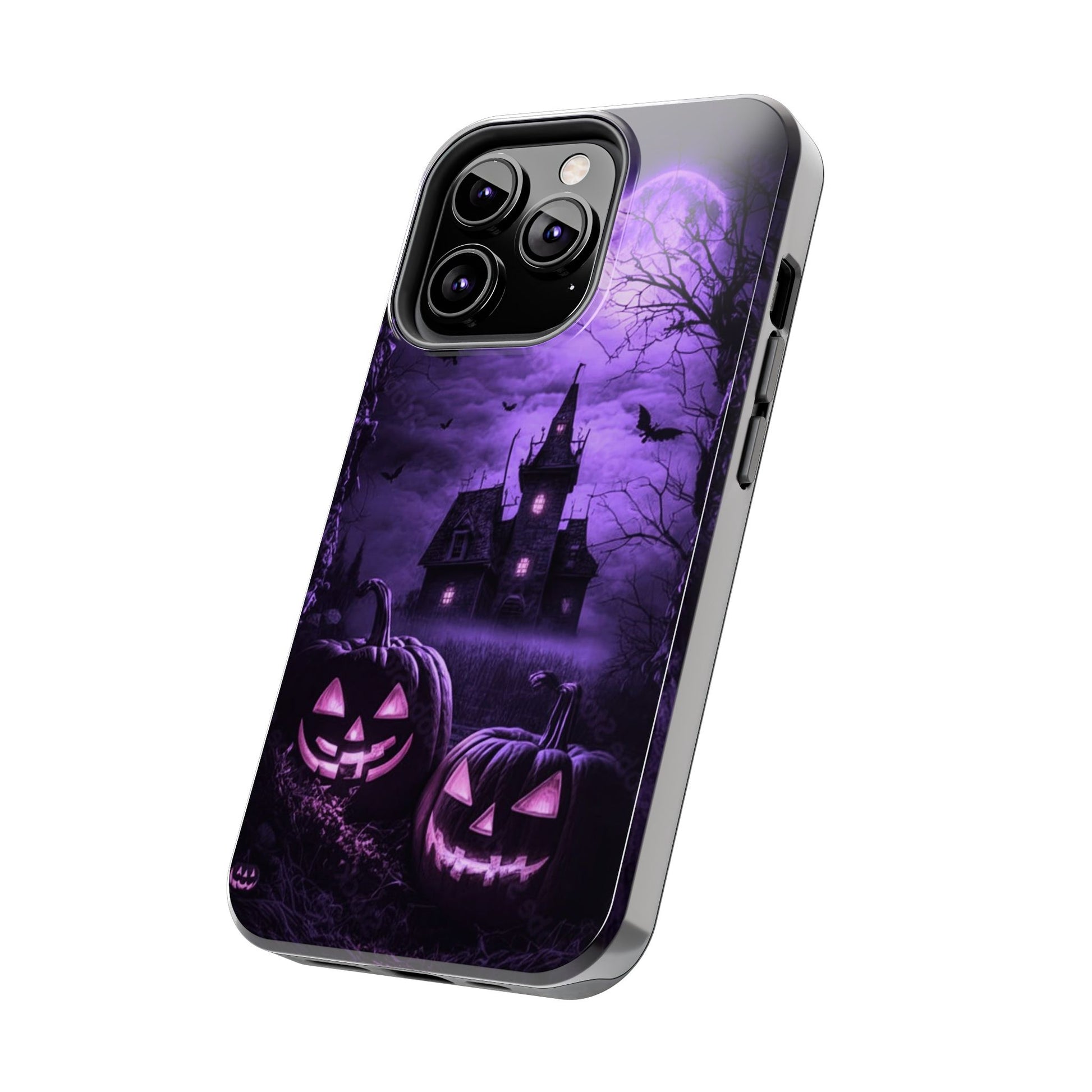 Haunted House Halloween Theme Phone Cases for iPhones & Samsung Phones