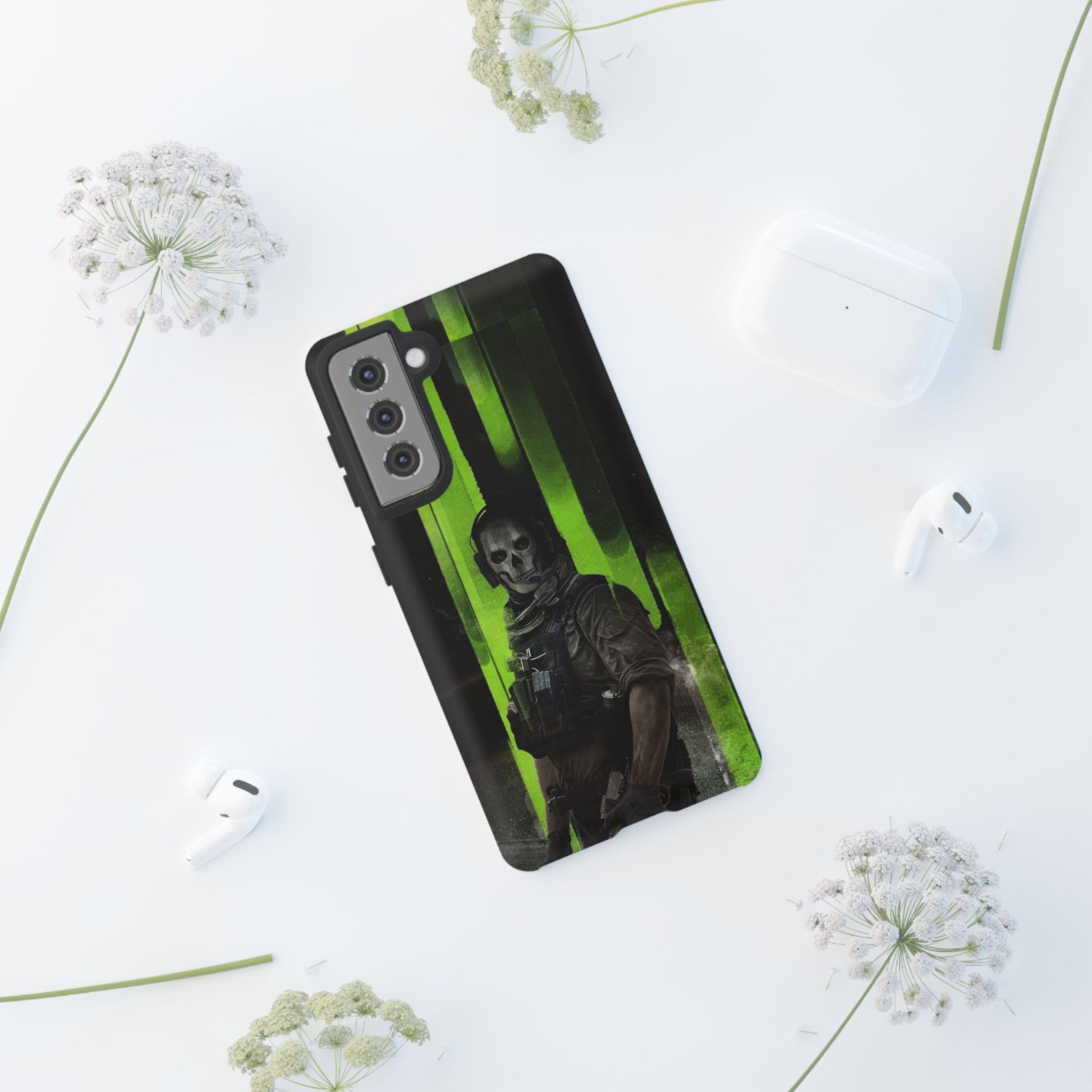 Call of Duty Ghost Tough Cases for iPhones, Samsung, and Pixel