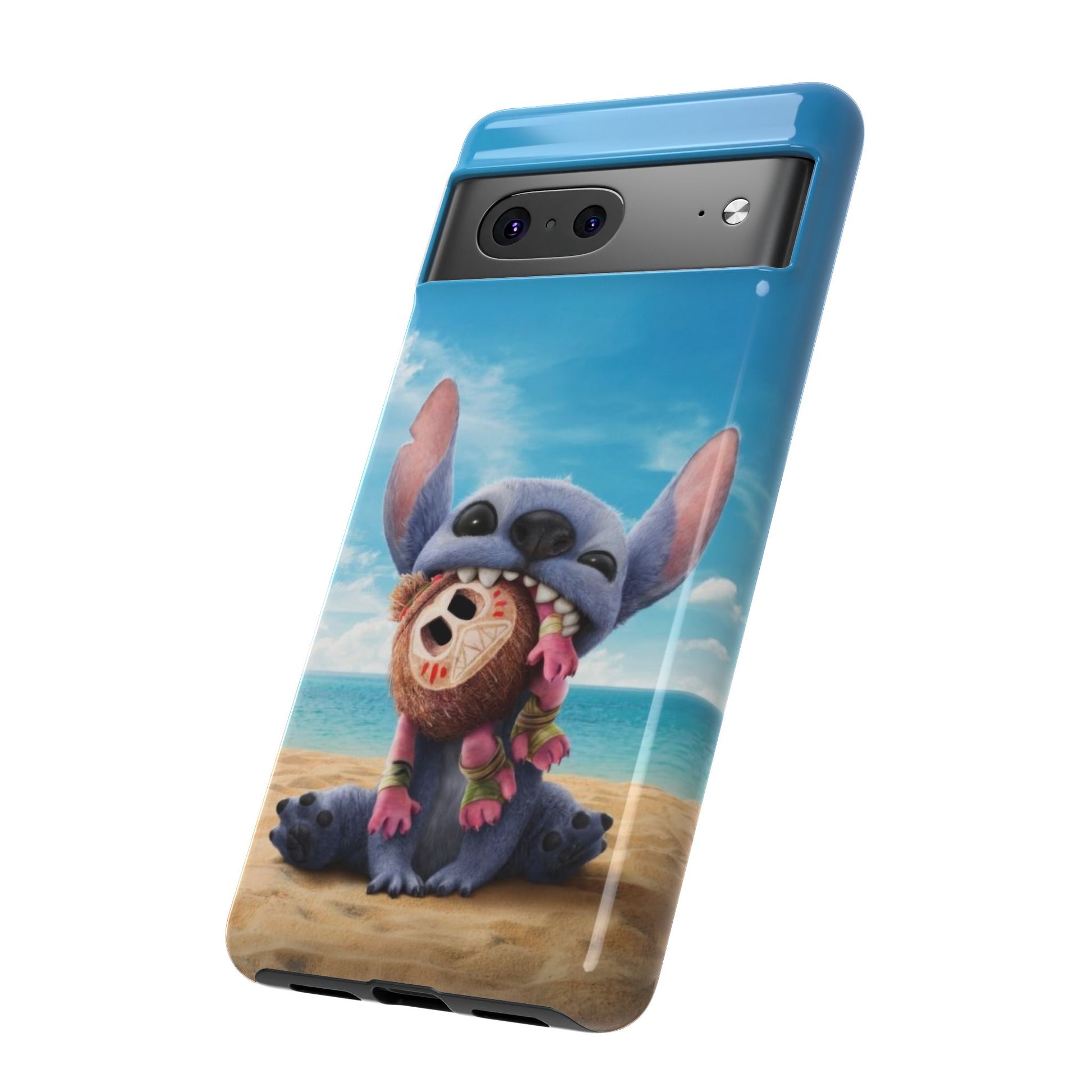 Stitch Beach Sunset Landscape Phone Case for iPhone, Samsung Galaxy, & Pixel Phones