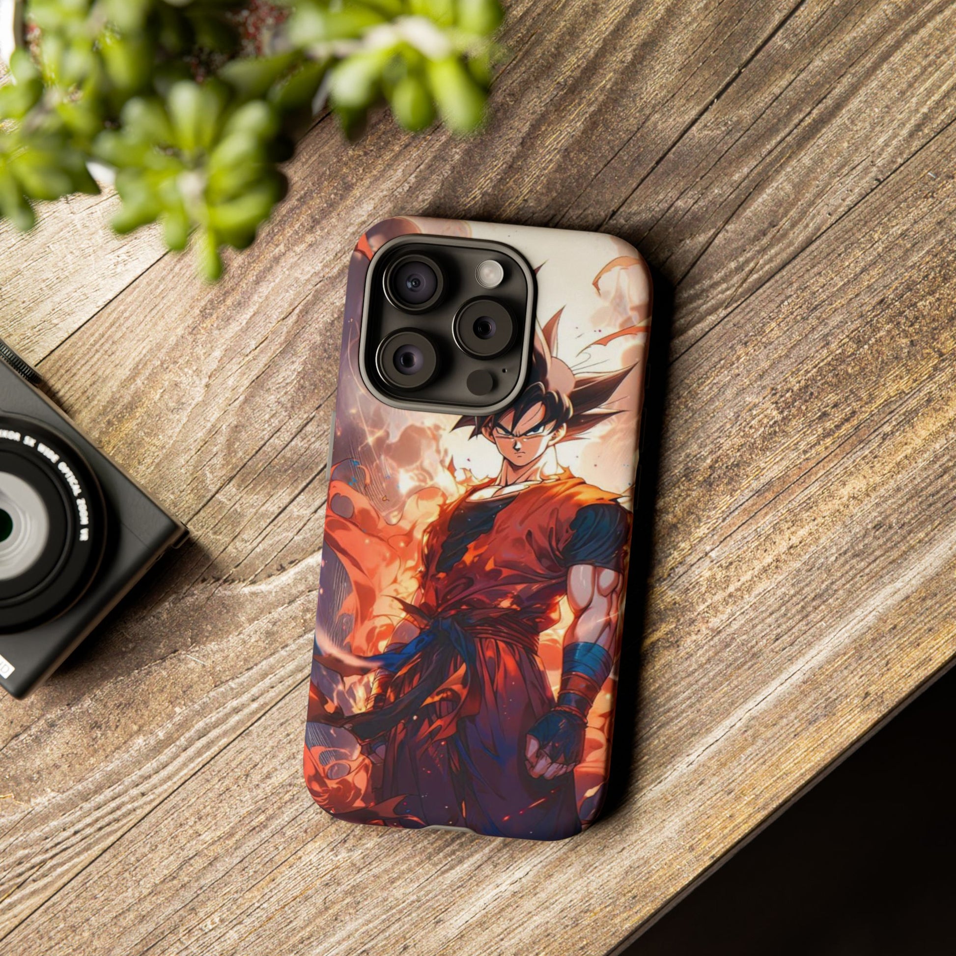 Anime Manga Dragon Ball Z Goku Tough Cases for iPhones, Samsung, and Pixel