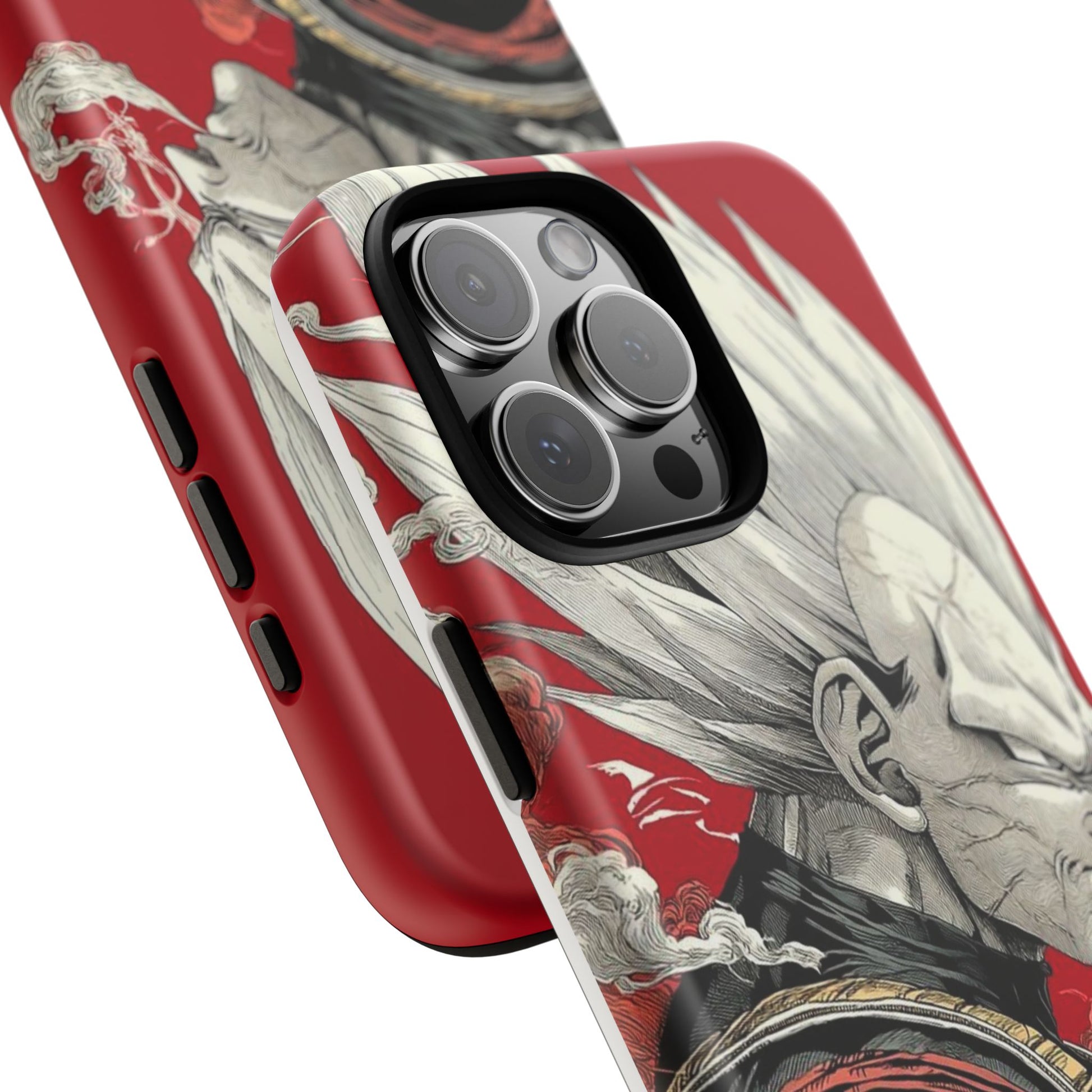 Dragon Ball Z Vegeta Anime Tough Cases for iPhones, Samsung, and Pixel