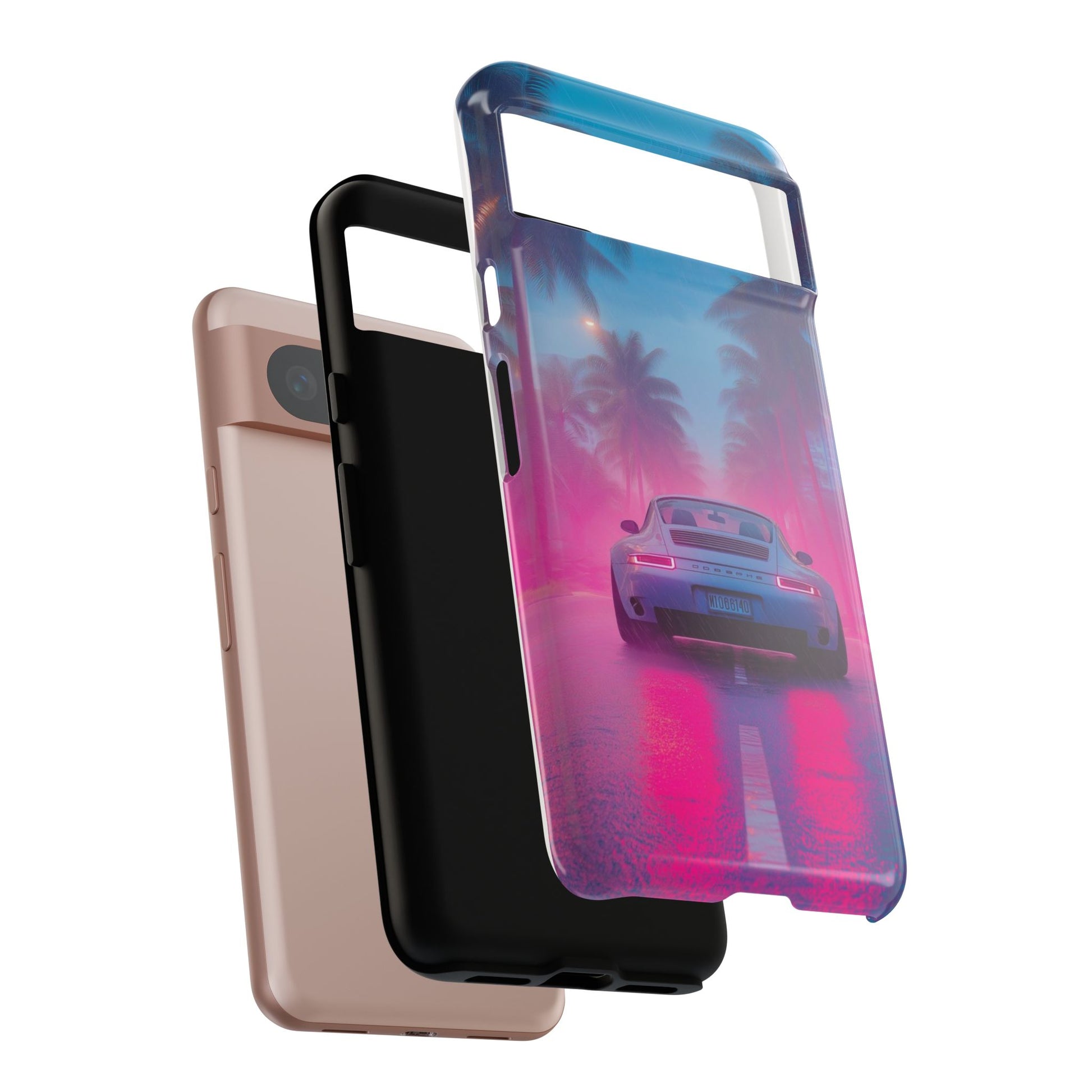 Miami Vice Porsche Phone Case for iPhone, Samsung Galaxy, & Pixel Phones