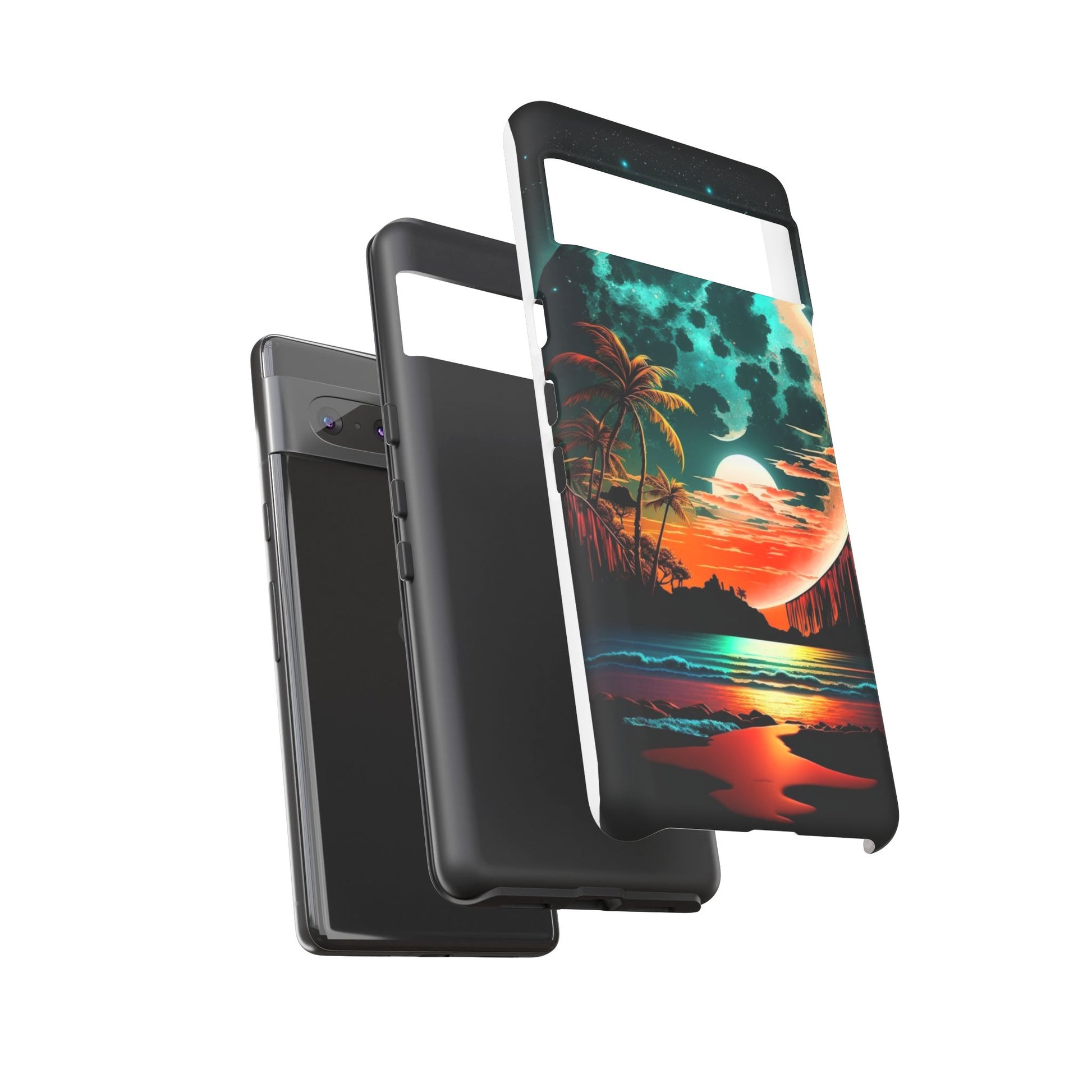 Fantasy Beach Sunset Landscape Phone Case for iPhone, Samsung Galaxy, & Pixel Phones