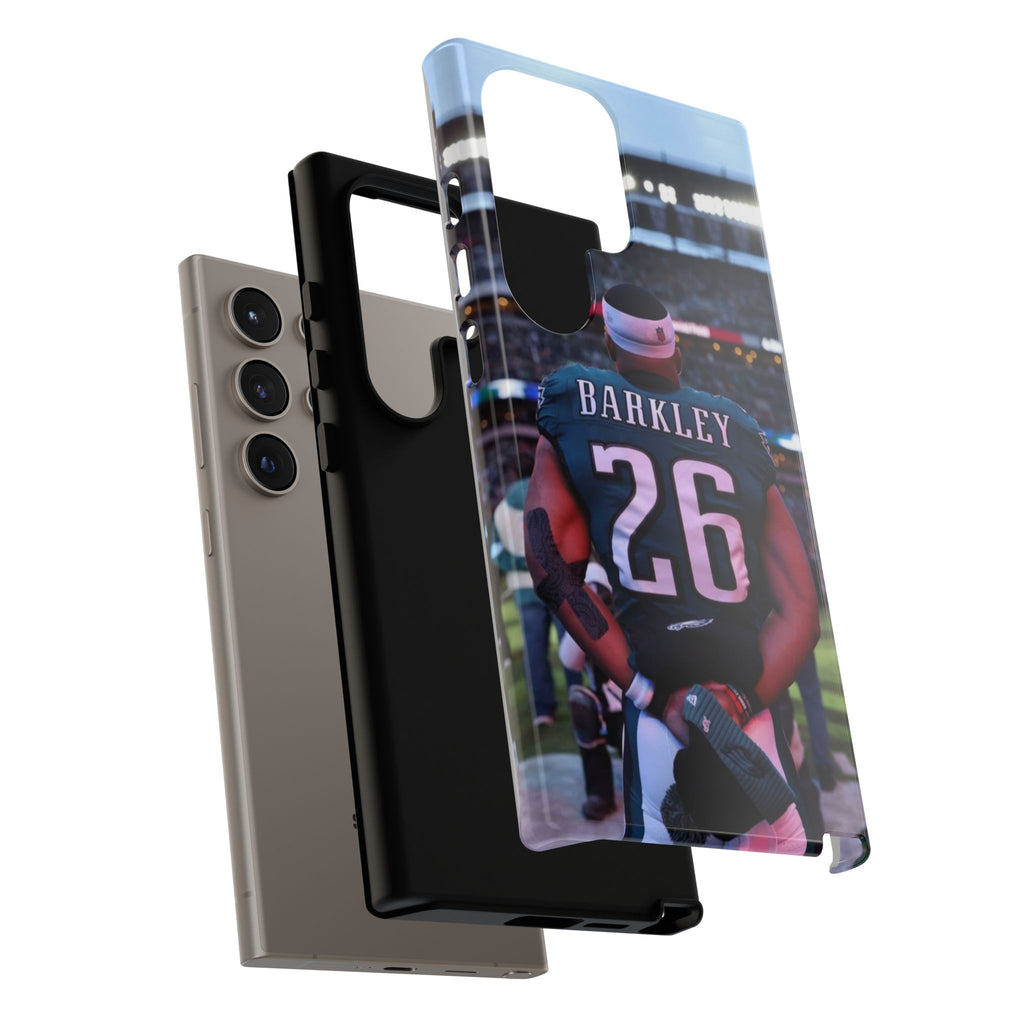 Eagles Football Saquon Barkley Tough Cases for iPhones, Samsung, and Pixel