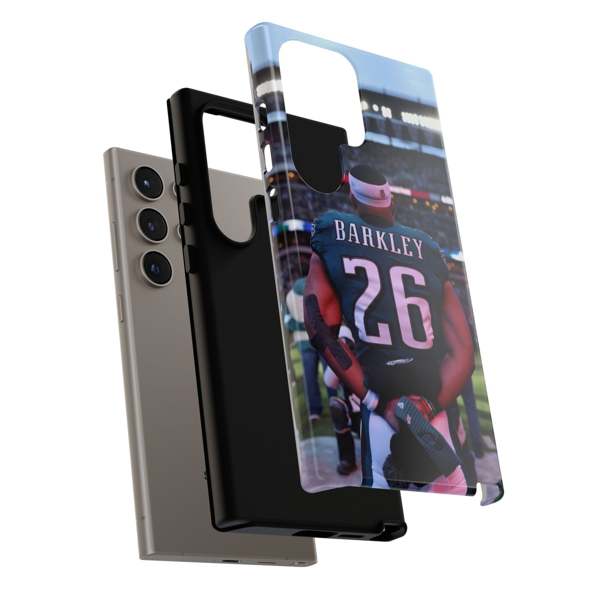 Eagles Football Saquon Barkley Tough Cases for iPhones, Samsung, and Pixel