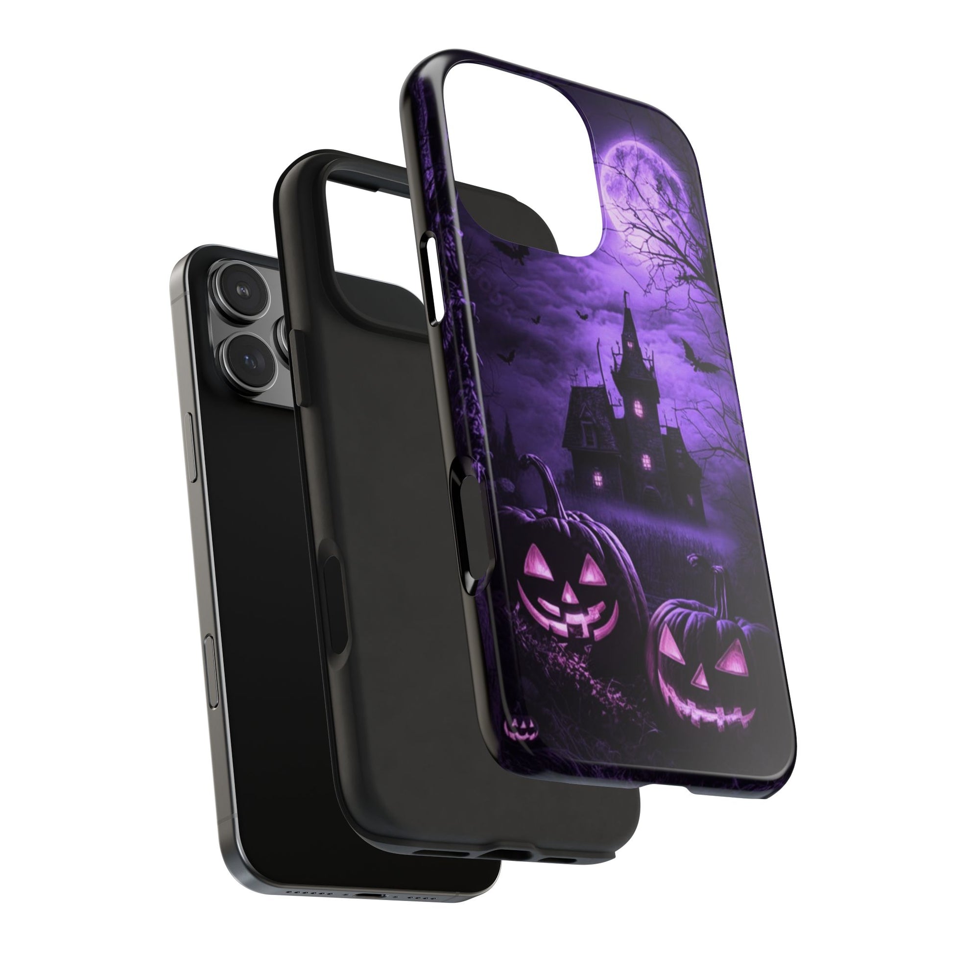 Haunted House Halloween Theme Phone Cases for iPhones & Samsung Phones