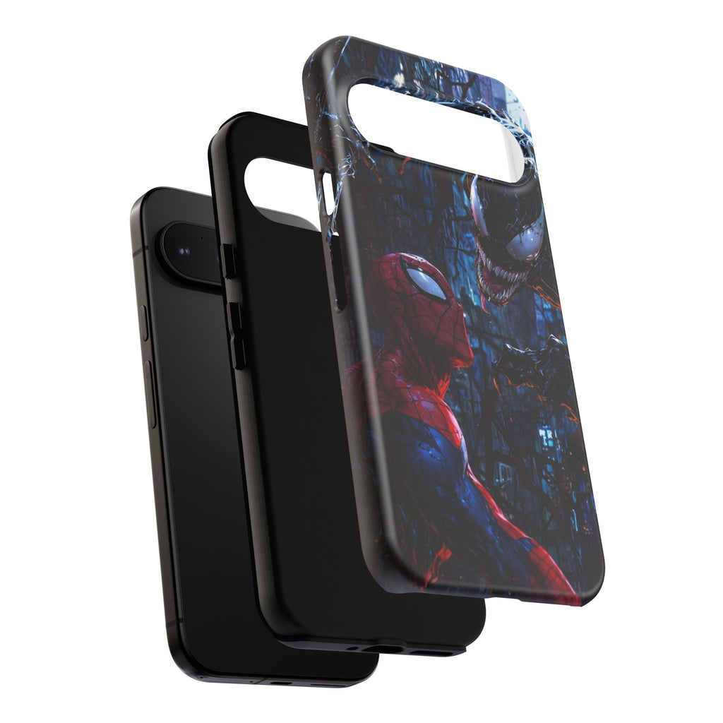 Venom x Spiderman Phone Case, Tough Cases for iPhones, Samsung, and Pixel