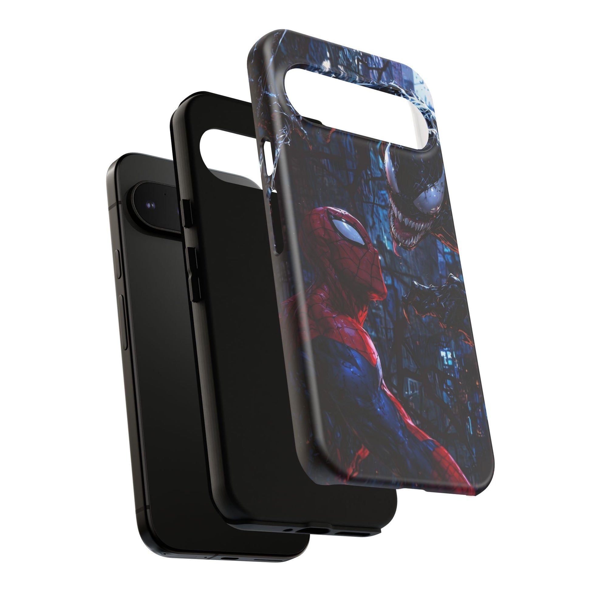 Venom x Spiderman Phone Case, Tough Cases for iPhones, Samsung, and Pixel