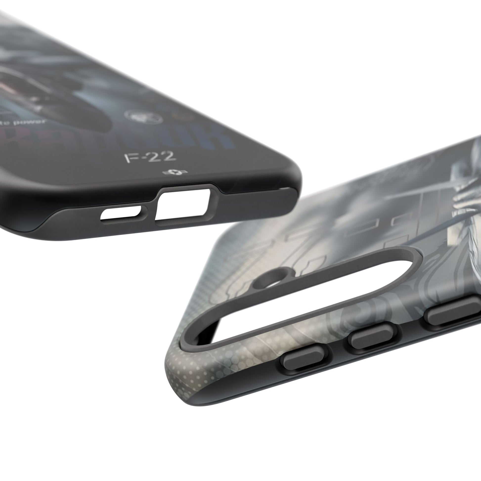 F-22 Raptor Fighter Jet Tough Cases for iPhones, Samsung, and Pixel