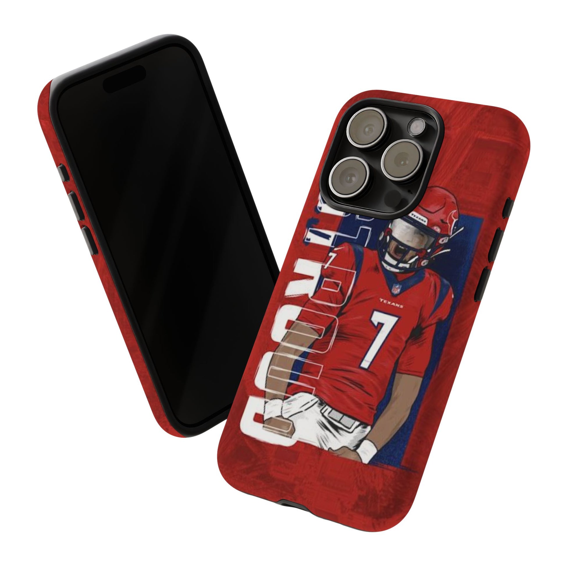 Houston Texans Football CJ Stroud Tough Cases for iPhones, Samsung, and Pixel