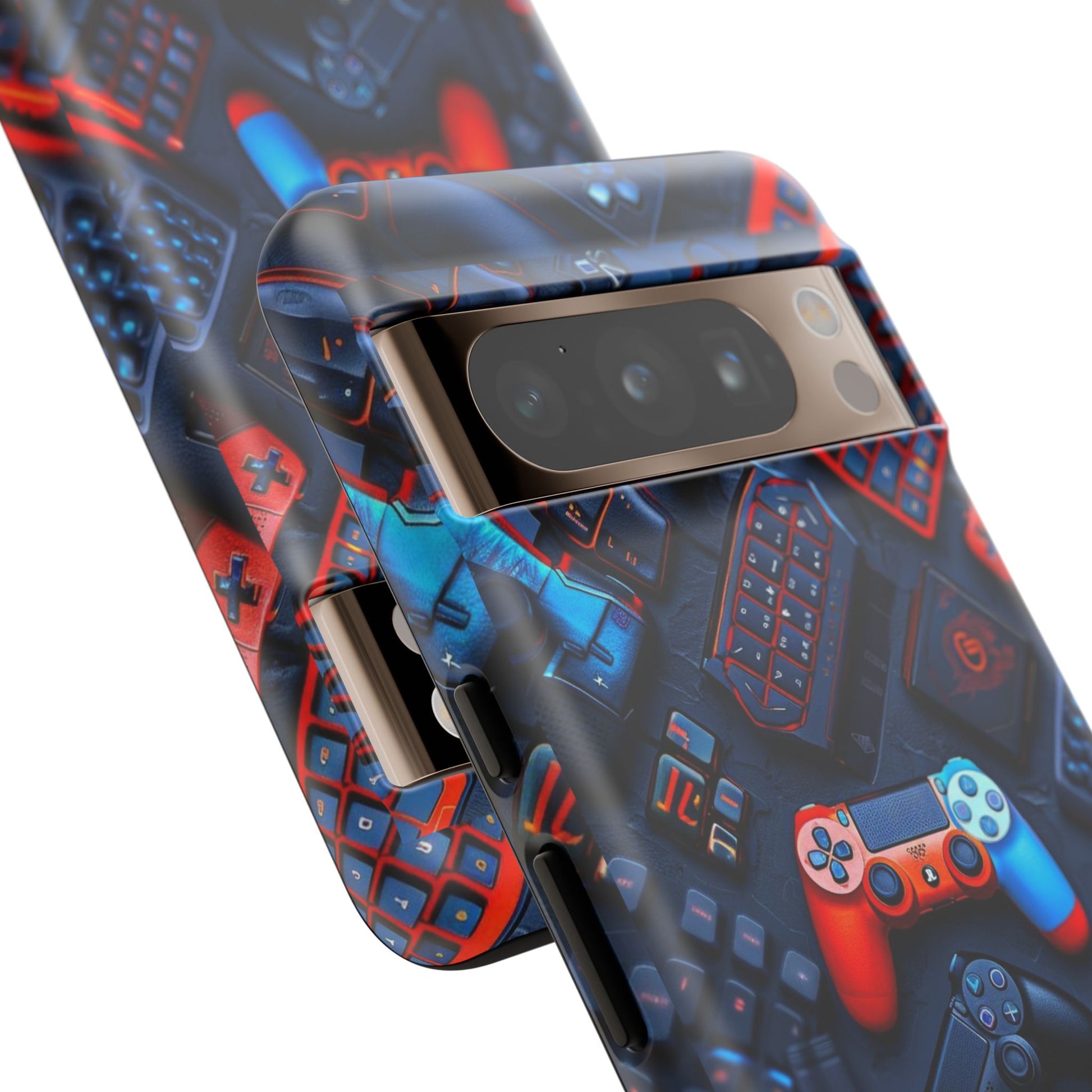 Gamer Themed Controllers Tough Cases for iPhones, Samsung, and Pixel