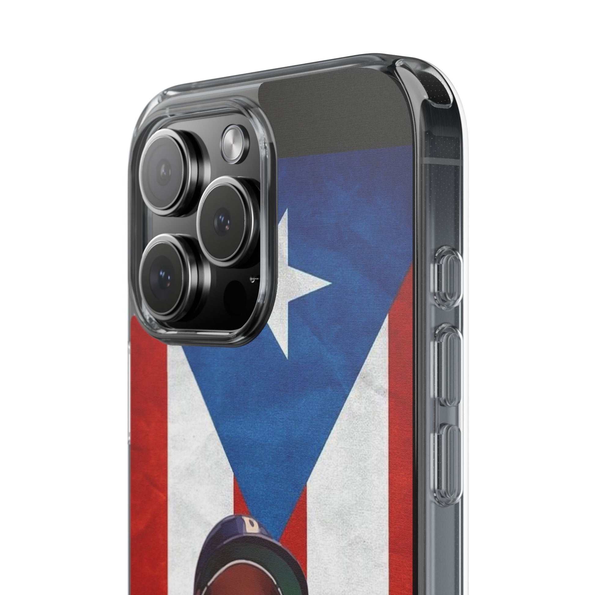 Puerto Rican Baseball Legend Clemente inspired Protective Iphone, Samsung case
