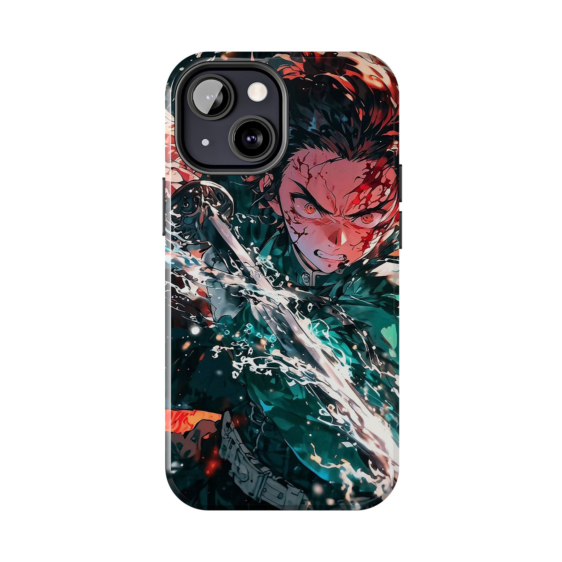 Demon Slayer Tanjiro Art Phone Case for iPhone & Samsung Galaxy Phones