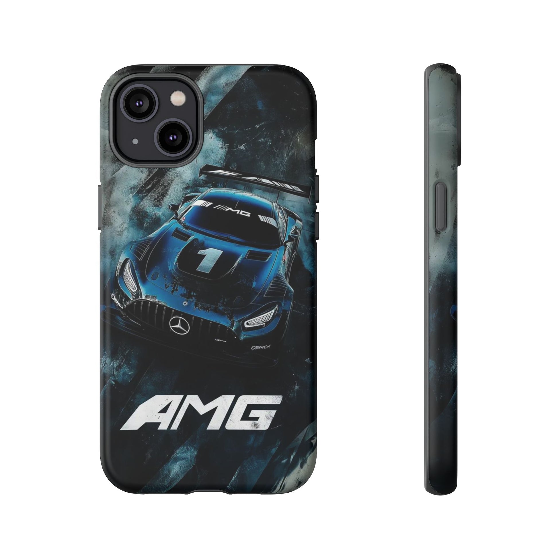 Mercedes AMG Racing Car Tough Cases for iPhones, Samsung, and Pixel