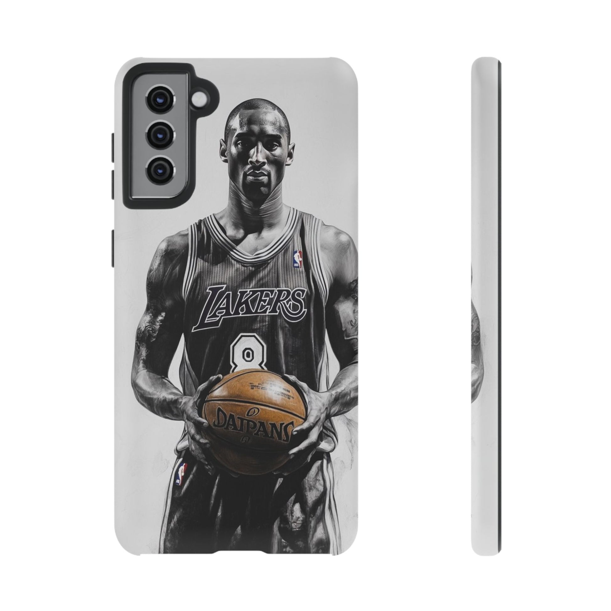 Kobe Basketball Art Tough Cases for iPhones, Samsung, and Pixel