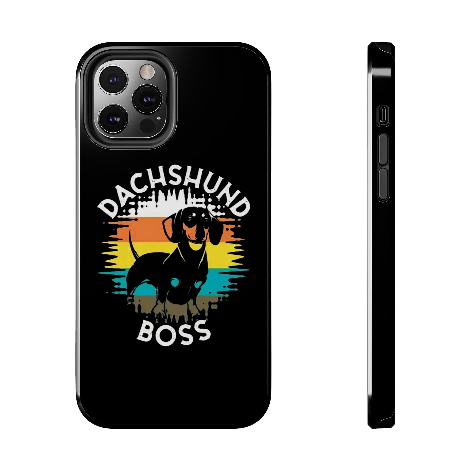 Dachshund Boss Theme Phone Cases for iPhones & Samsung Phones