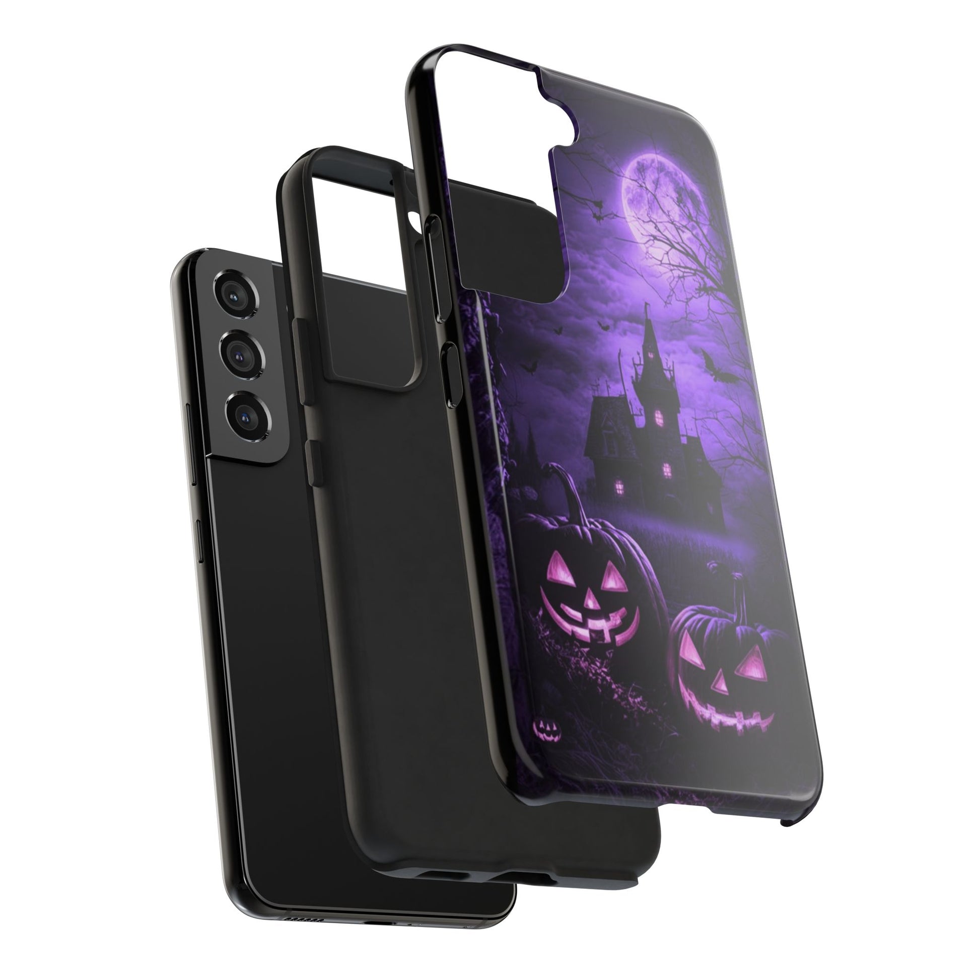 Haunted House Halloween Theme Phone Cases for iPhones & Samsung Phones