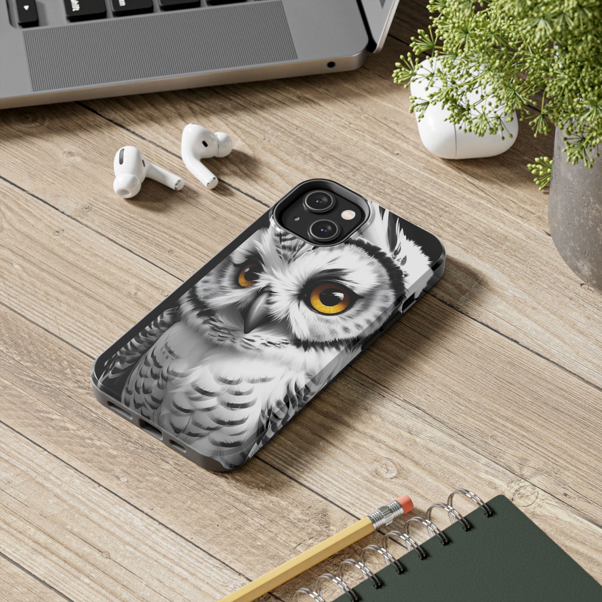 Snow Owl Phone Cases for iPhones & Samsung Phones
