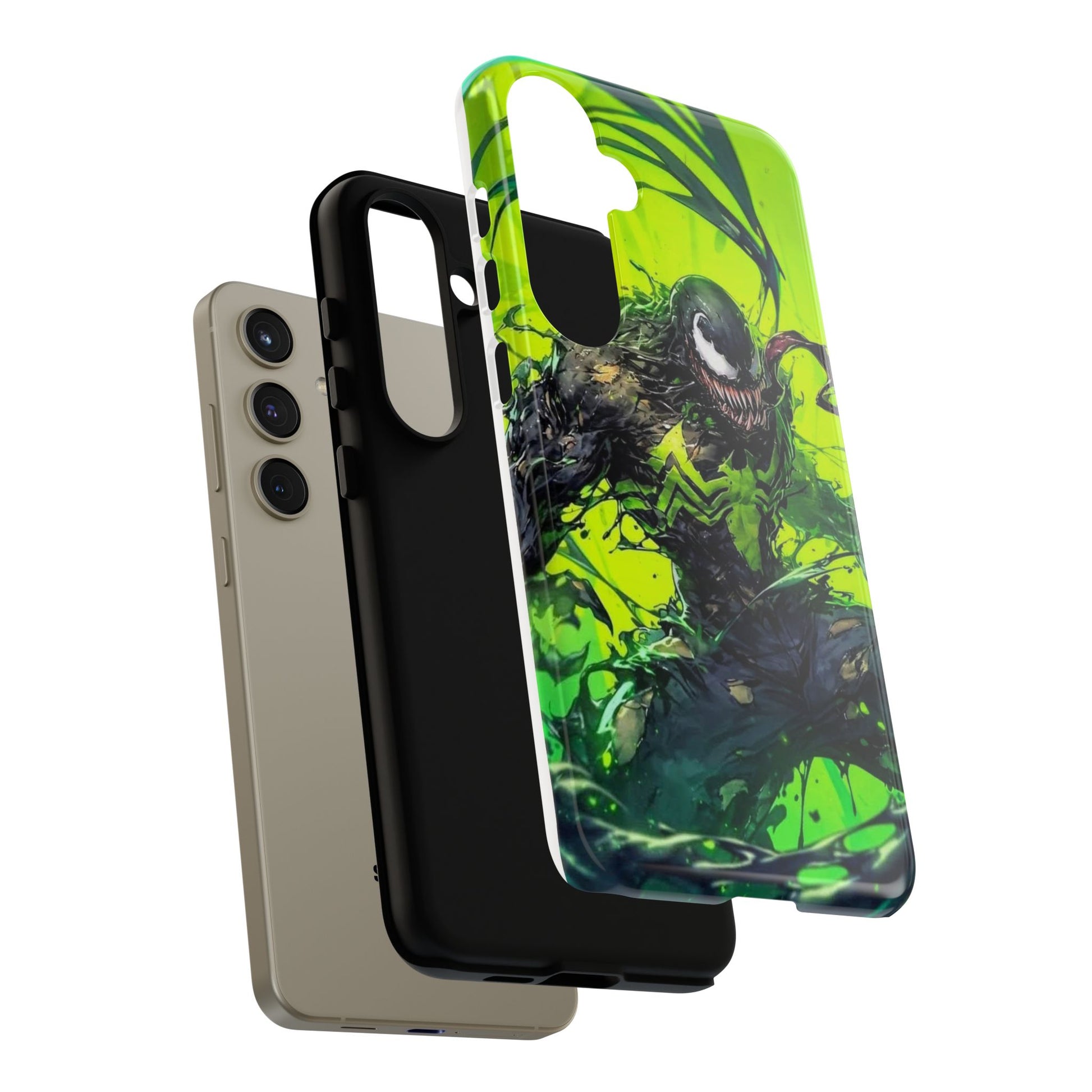 Evil Venom Phone Case, Tough Cases, Marvel Comics Phone for iPhones, Samsung, and Pixel