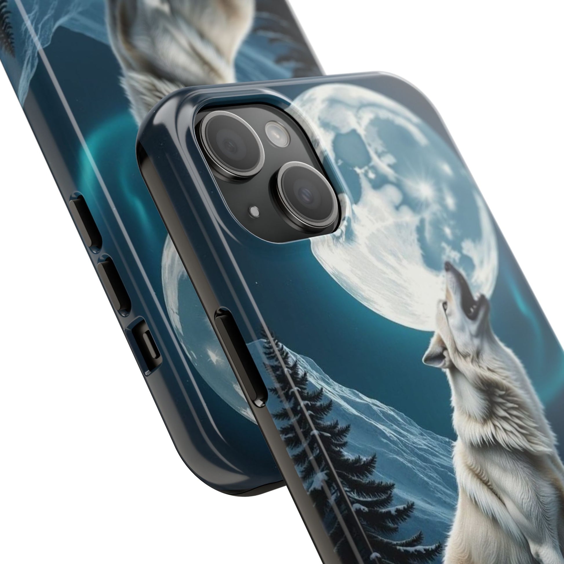 Howling Wolf Theme Phone Cases for iPhones & Samsung Phones