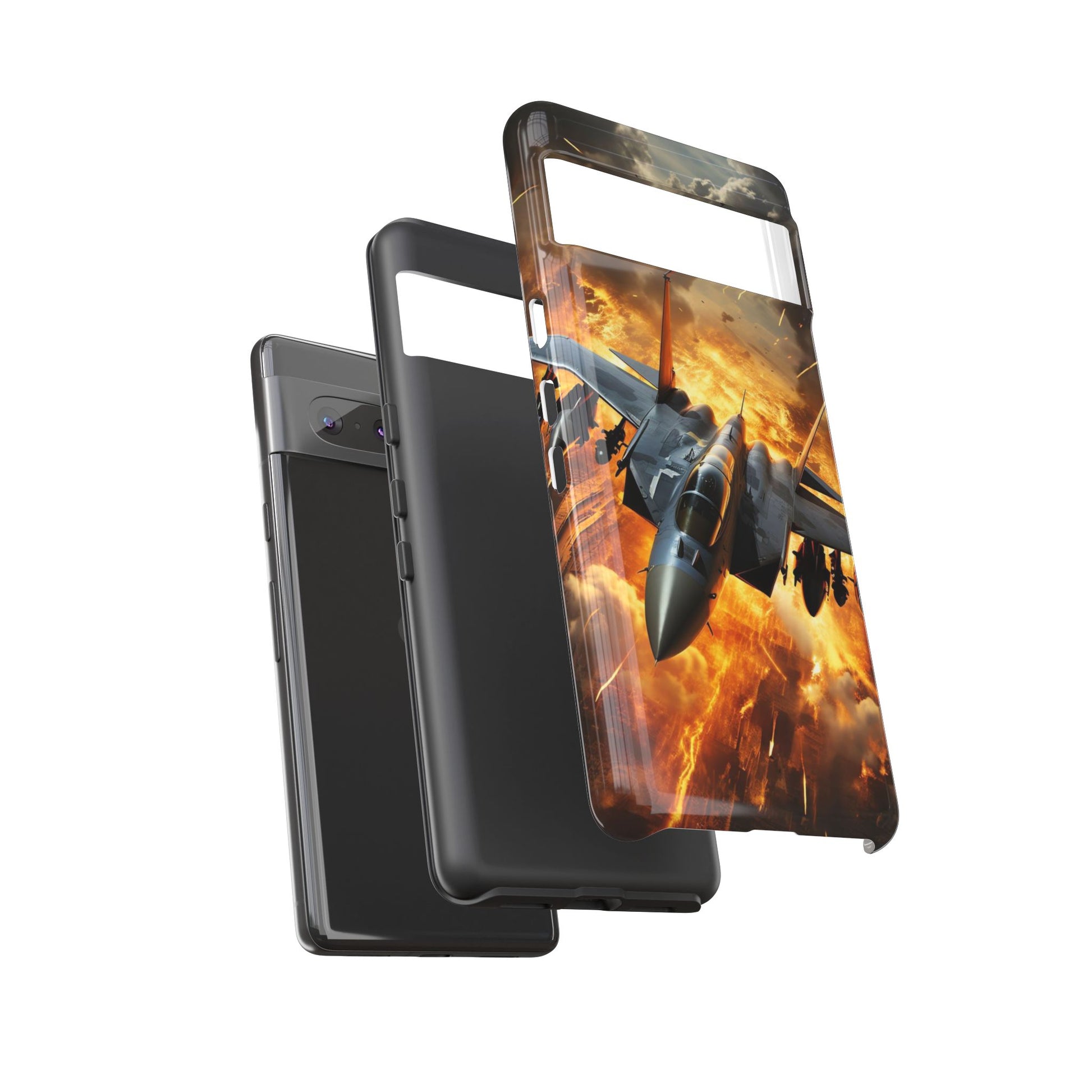 F-15 Fighter Jet Tough Cases for iPhones, Samsung, and Pixel
