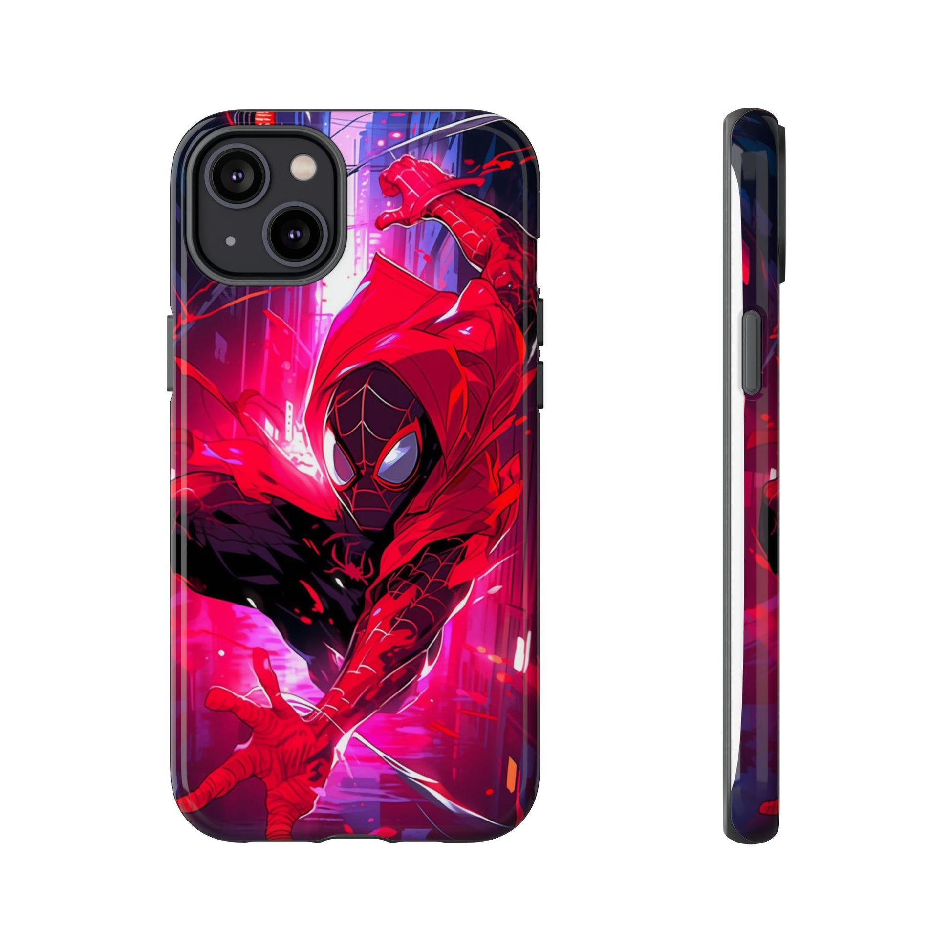 Miles Morales Spiderman Phone Case, Tough Cases for iPhones, Samsung, and Pixel