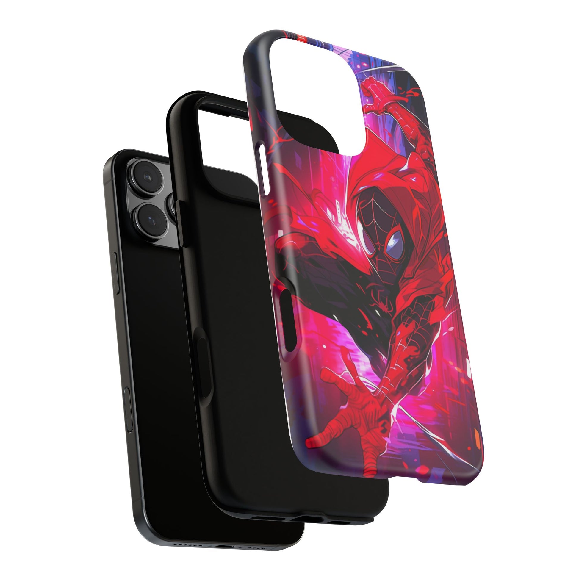 Miles Morales Spiderman Phone Case, Tough Cases for iPhones, Samsung, and Pixel