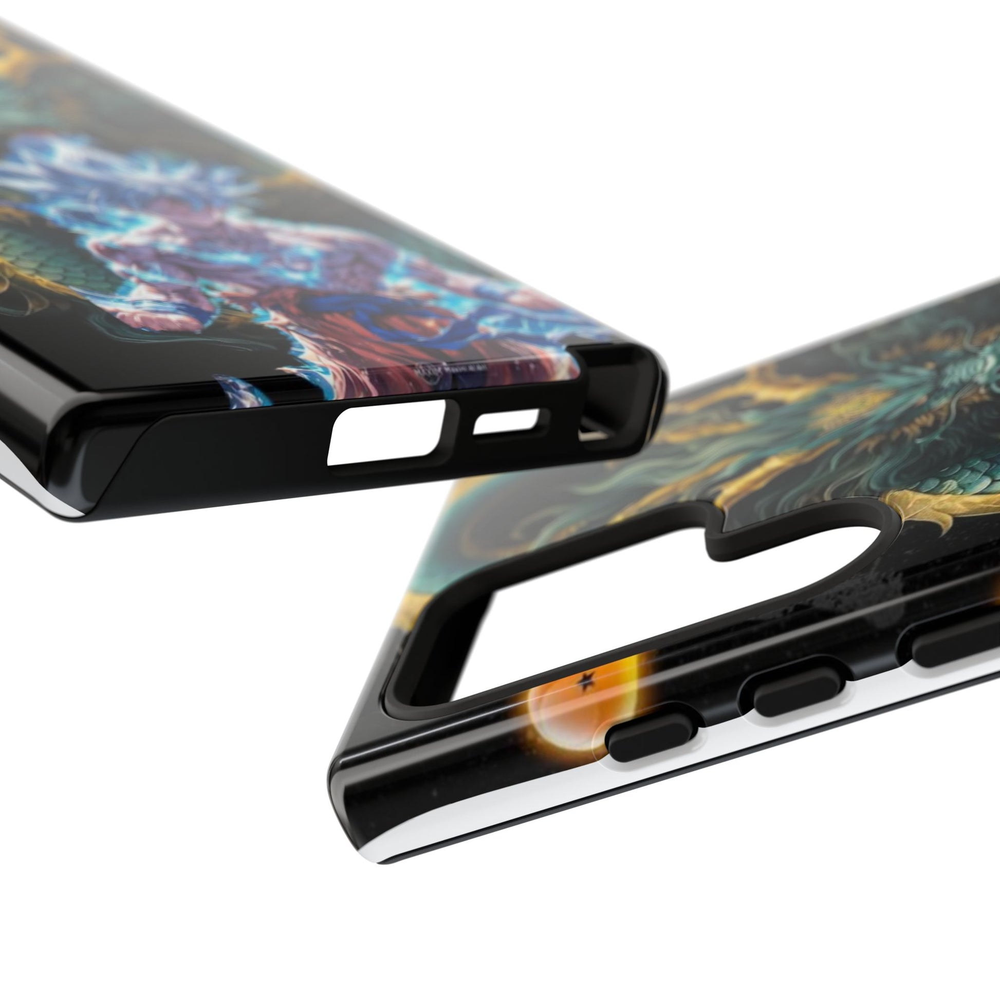 Anime Goku x Shenron Dragonball Z Tough Cases for iPhones, Samsung, and Pixel