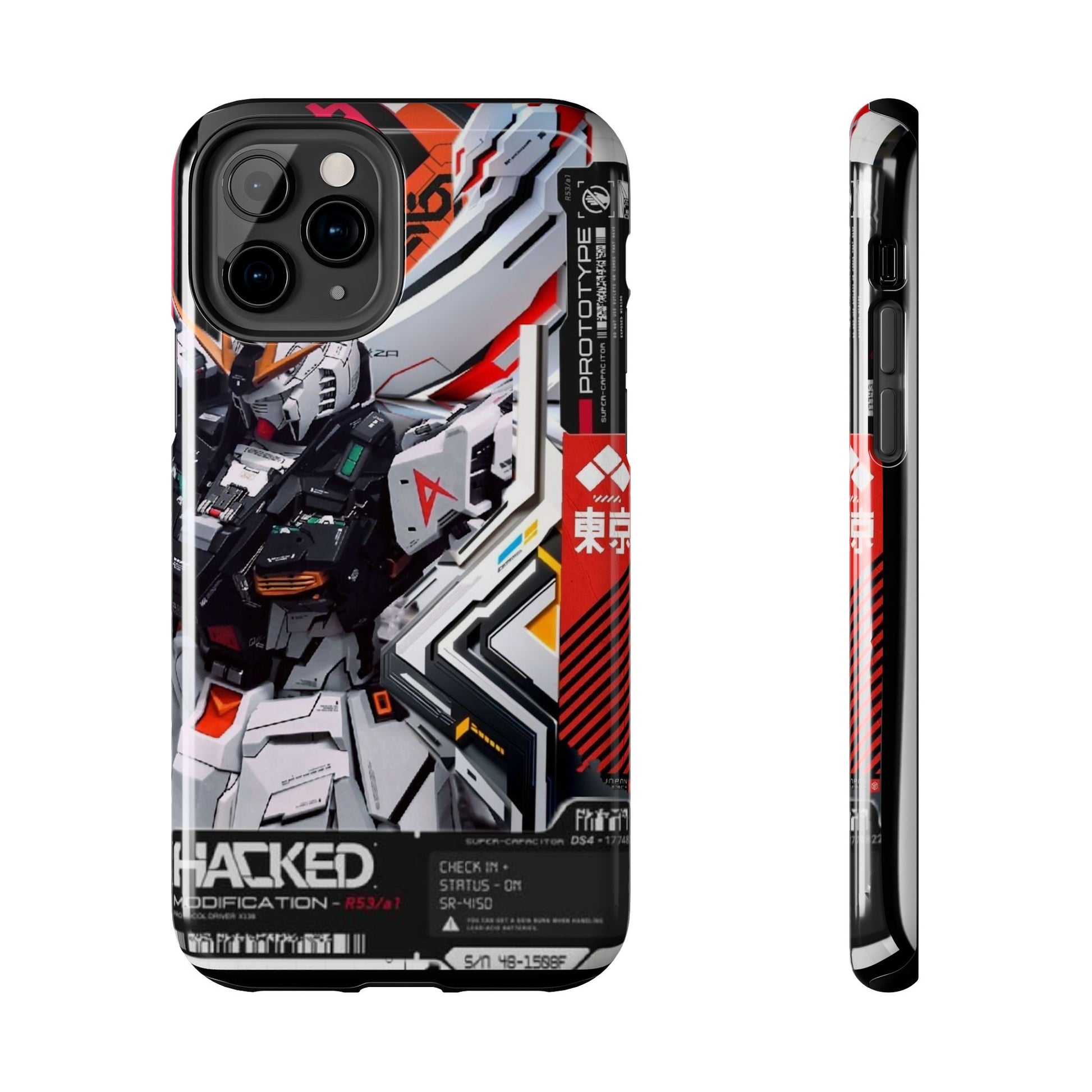 Anime Mecha Warrior Phone Case for iPhone & Samsung Galaxy Phones