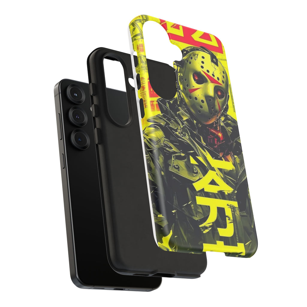 Cyberpunk X Jason Voorhees Tough Cases for iPhones, Samsung, and Pixel