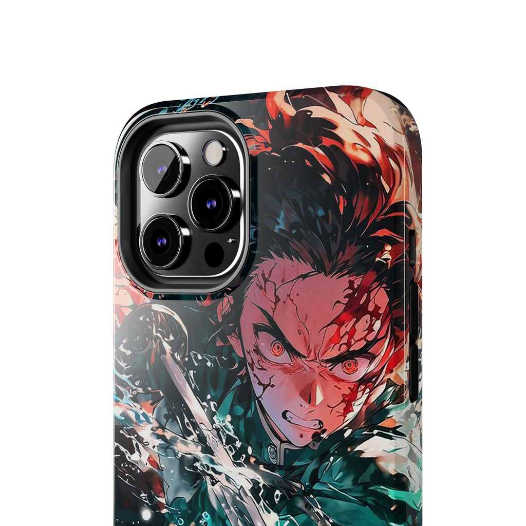 Demon Slayer Tanjiro Art Phone Case for iPhone & Samsung Galaxy Phones