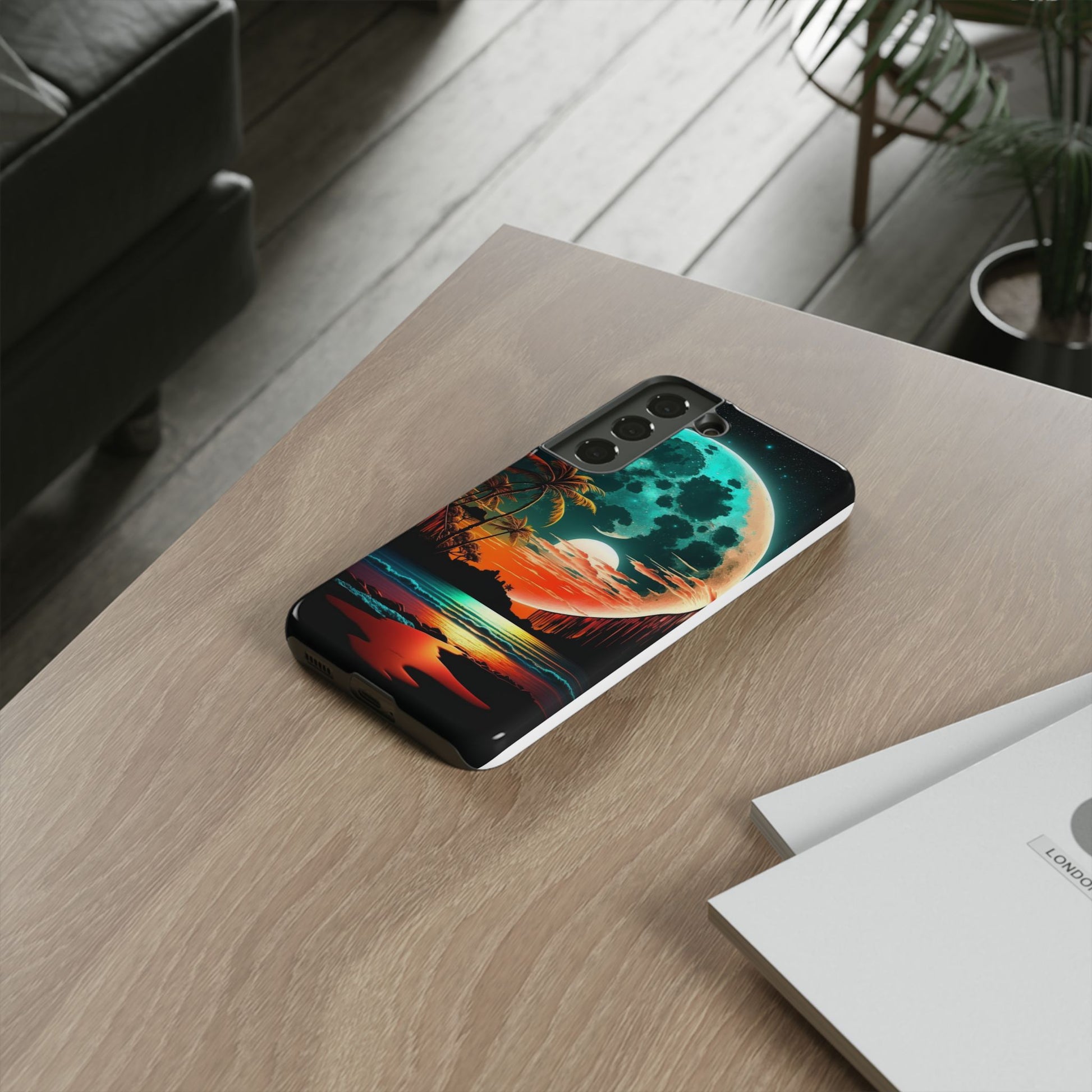 Fantasy Beach Sunset Landscape Phone Case for iPhone, Samsung Galaxy, & Pixel Phones