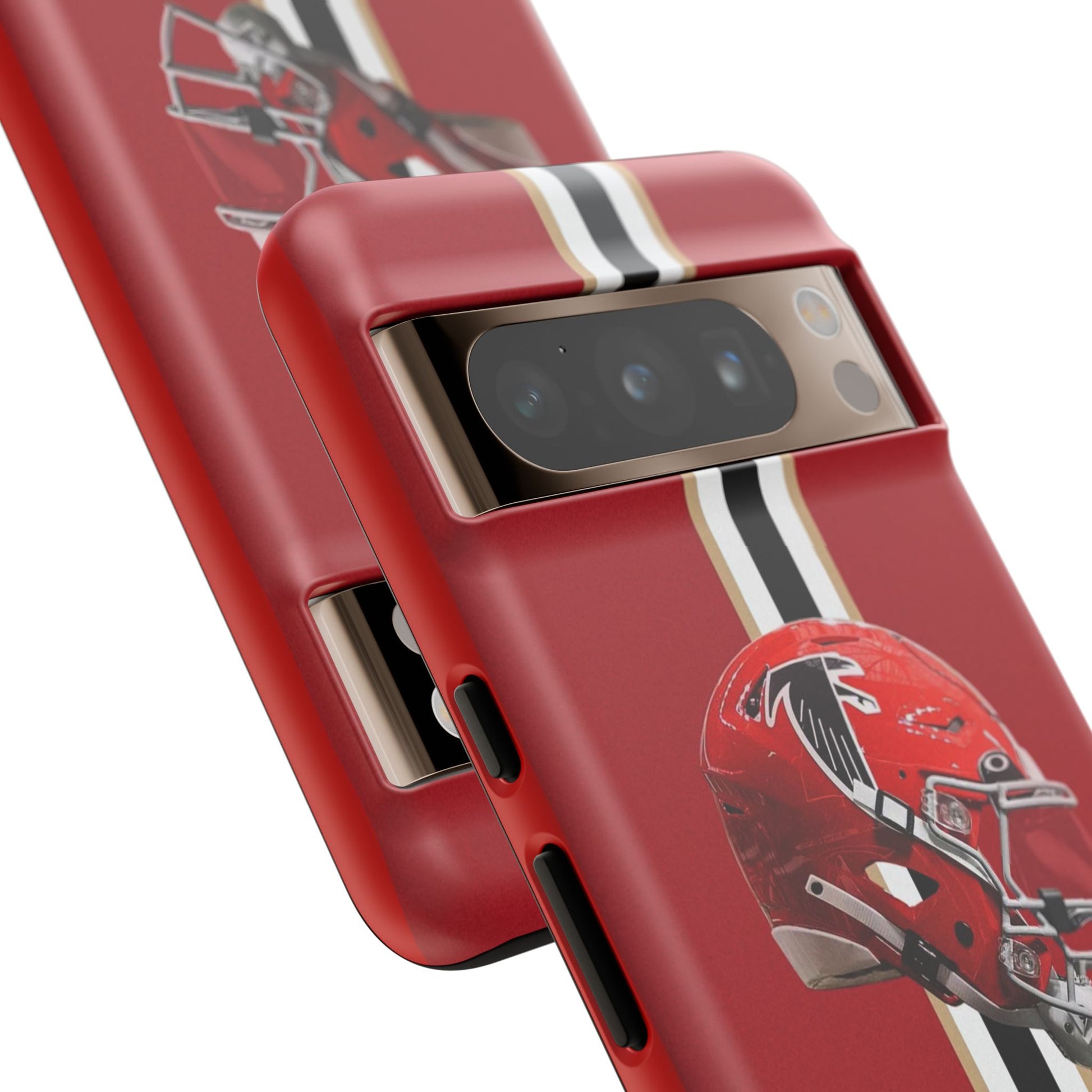 Atlanta Falcons Football Helmet Logo Tough Cases for iPhones, Samsung, and Pixel